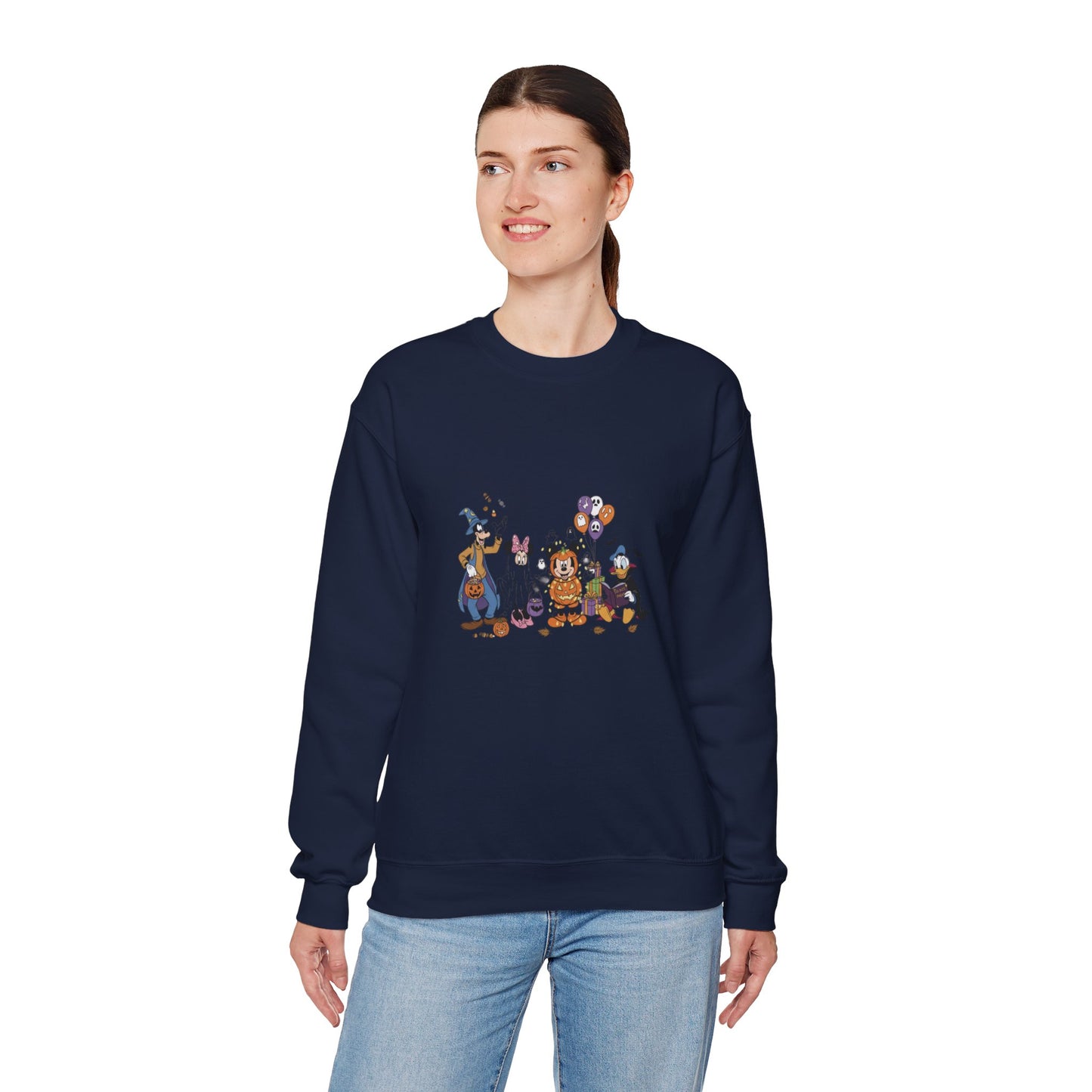 Whimsical Character Sweatshirt, Unisex Crewneck, Cozy Gift, Disney-Inspired, Fun Apparel, Perfect for Birthdays