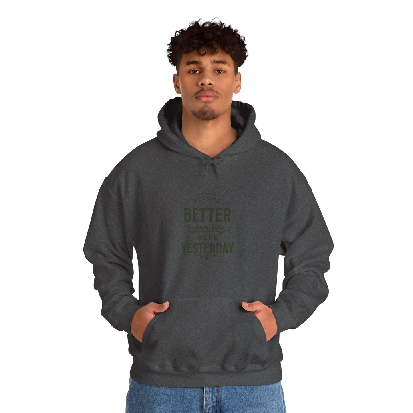 Unisex Heavy Blend™ Hooded Sweatshirt, Unisex Sweatshirt, Motivational Gift, Cozy Casual Wear, Self-Improvement Style