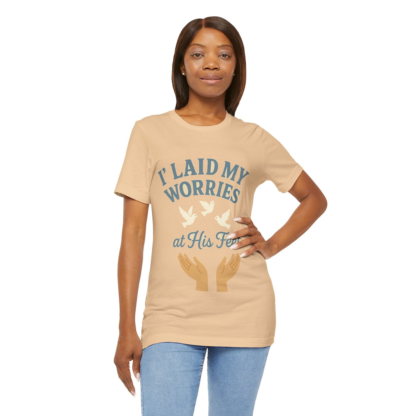 Inspirational Faith T-Shirt, Comfort Tee, Spiritual Gift, Uplifting Apparel, Encouragement Shirt, Casual Everyday Wear