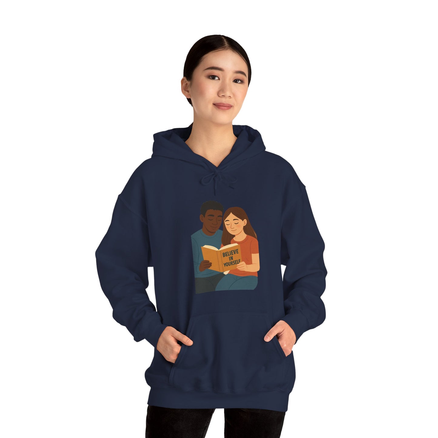 Unisex Heavy Blend Hooded Sweatshirt, Cozy Gift for Book Lovers
