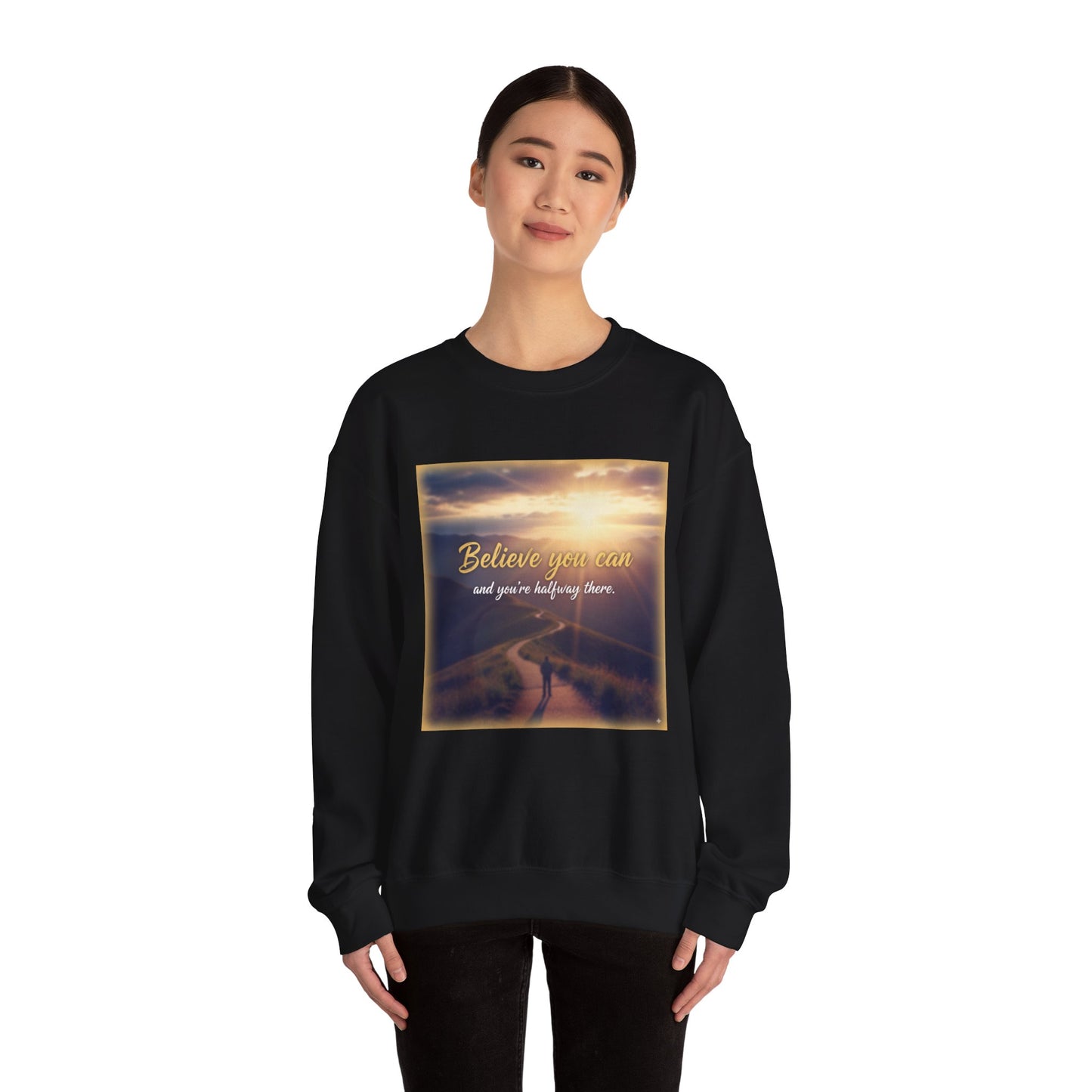 Inspiring Quote Crewneck Sweatshirt