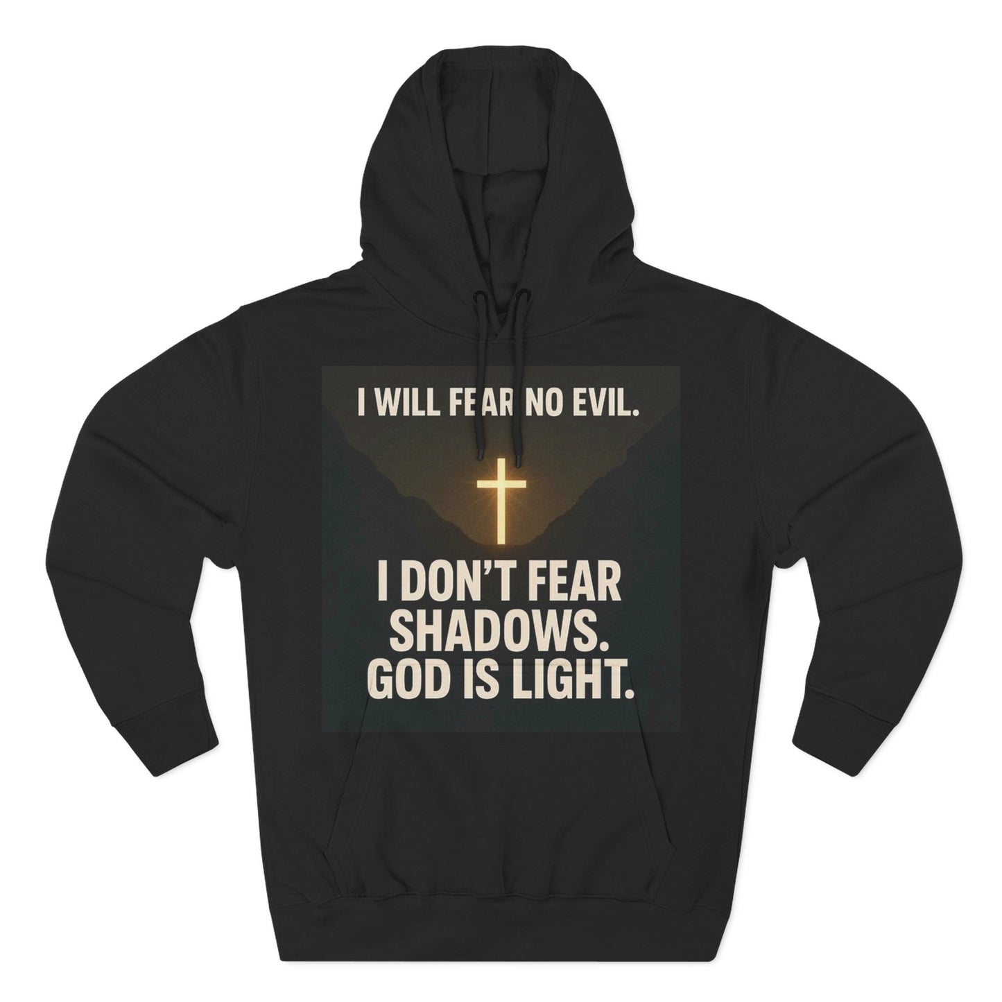 Inspirational Fleece Hoodie, Cozy Christian Apparel, Faith-Based Gift for Men and Women, Casual Wear, Perfect for Holidays