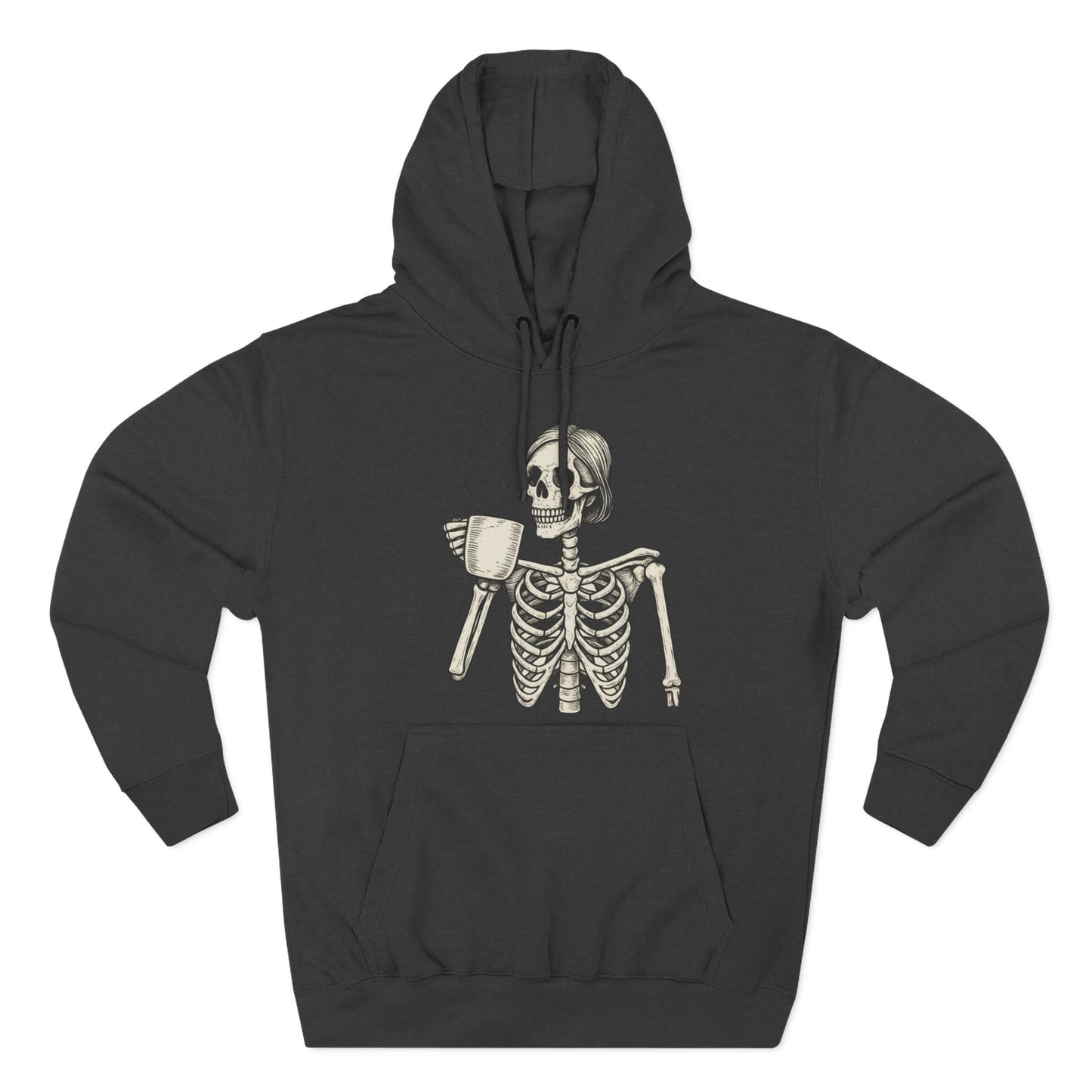 Spooky Skeleton Fleece Hoodie