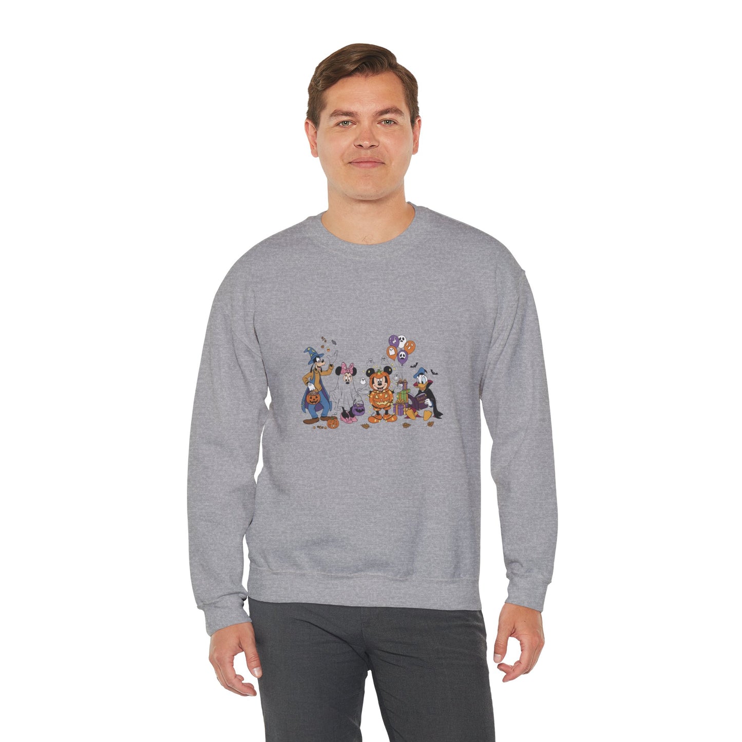 Whimsical Character Sweatshirt, Unisex Crewneck, Cozy Gift, Disney-Inspired, Fun Apparel, Perfect for Birthdays