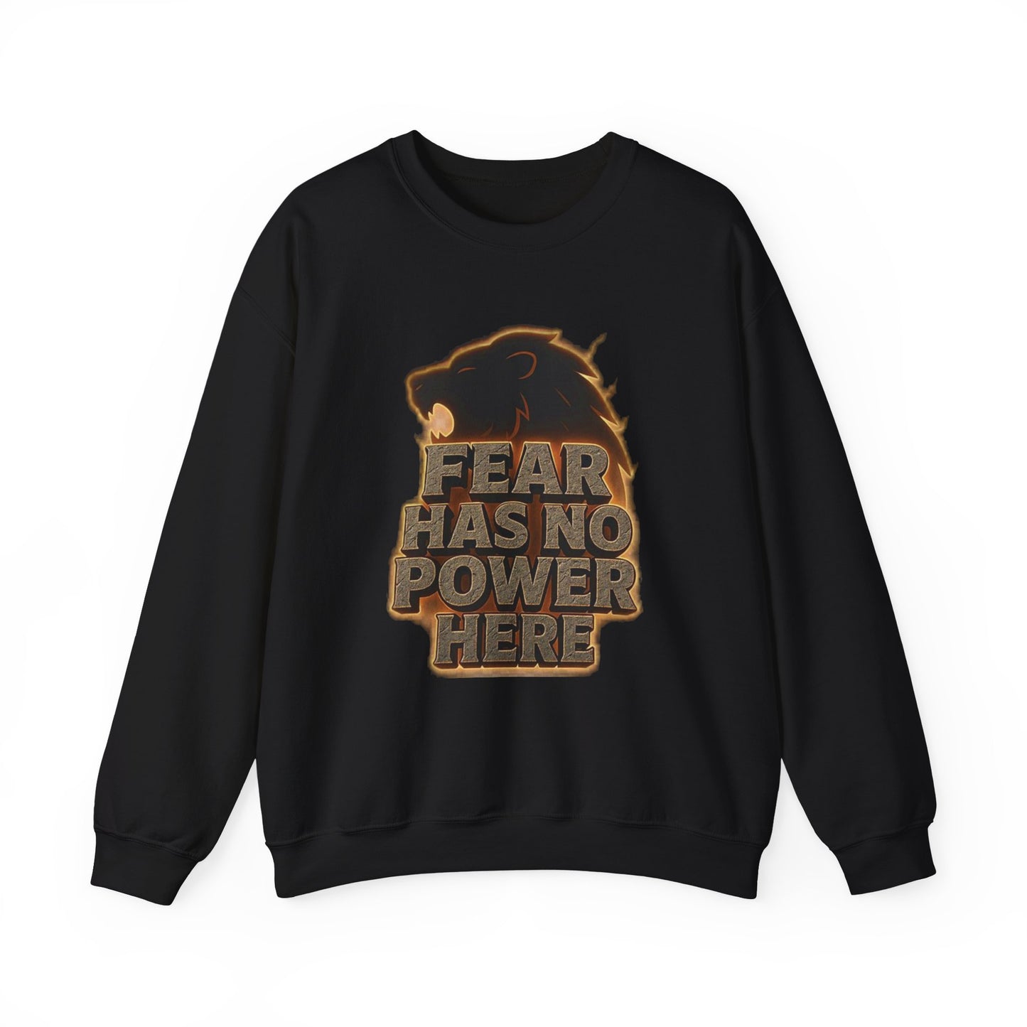 Fearless Lion Crewneck Sweatshirt - Cozy Unisex Top, Gift for Animal Lovers, Empowerment Apparel, Casual Fashion