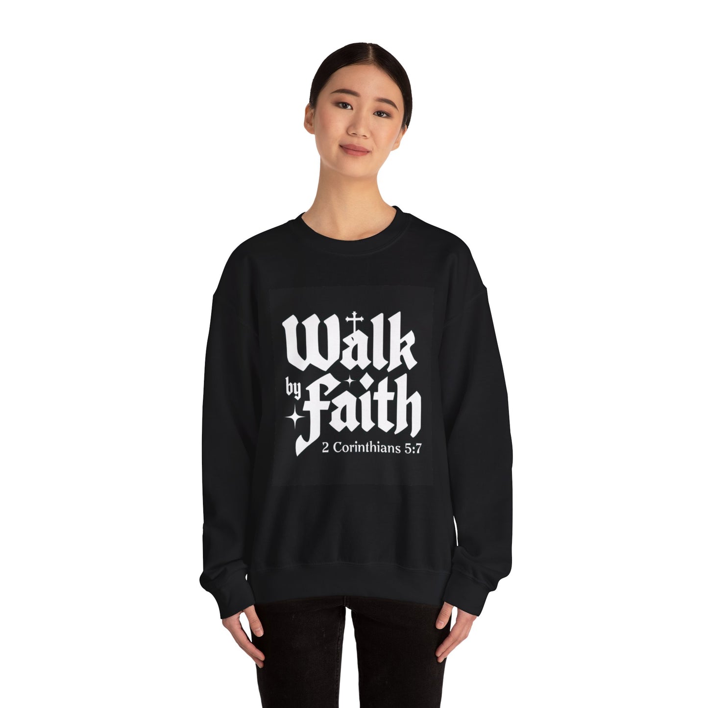 Unisex Heavy Blend Crewneck Sweatshirt - Cozy & Stylish, Perfect Gift for Christians, Bible Verse Apparel, Everyday Wear, Inspirational Fashion