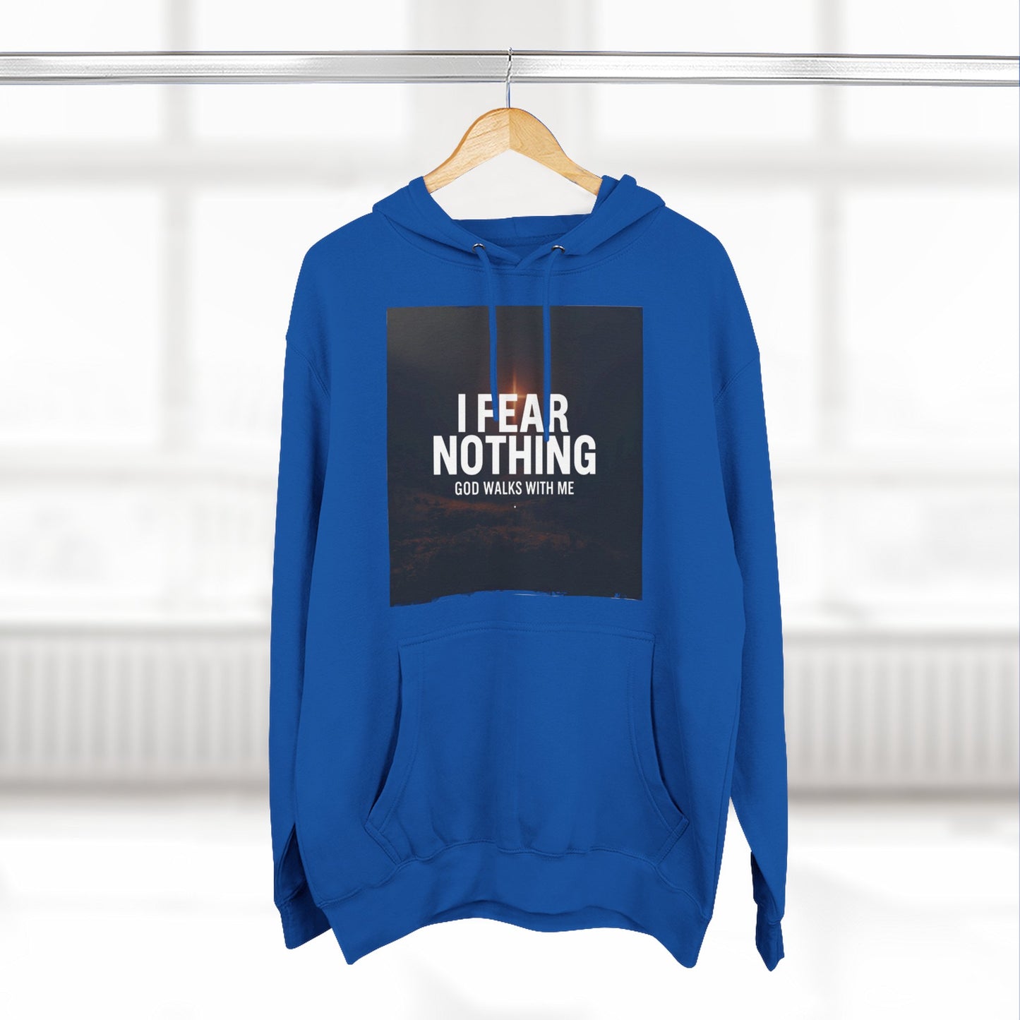 Fear Nothing Fleece Hoodie | Inspirational Apparel, Cozy Sweatshirt, Motivational Gift, Spiritual Outfit, Everyday Comfort