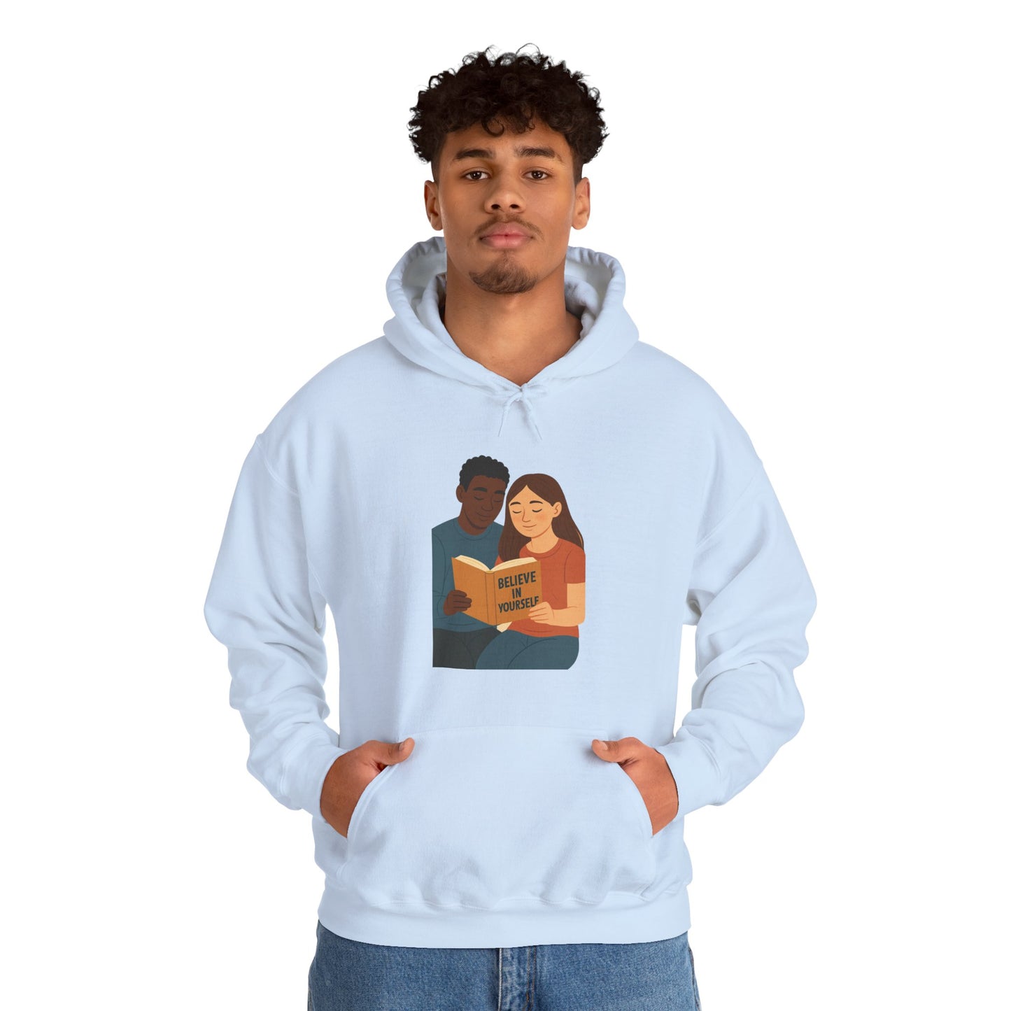 Unisex Heavy Blend Hooded Sweatshirt, Cozy Gift for Book Lovers