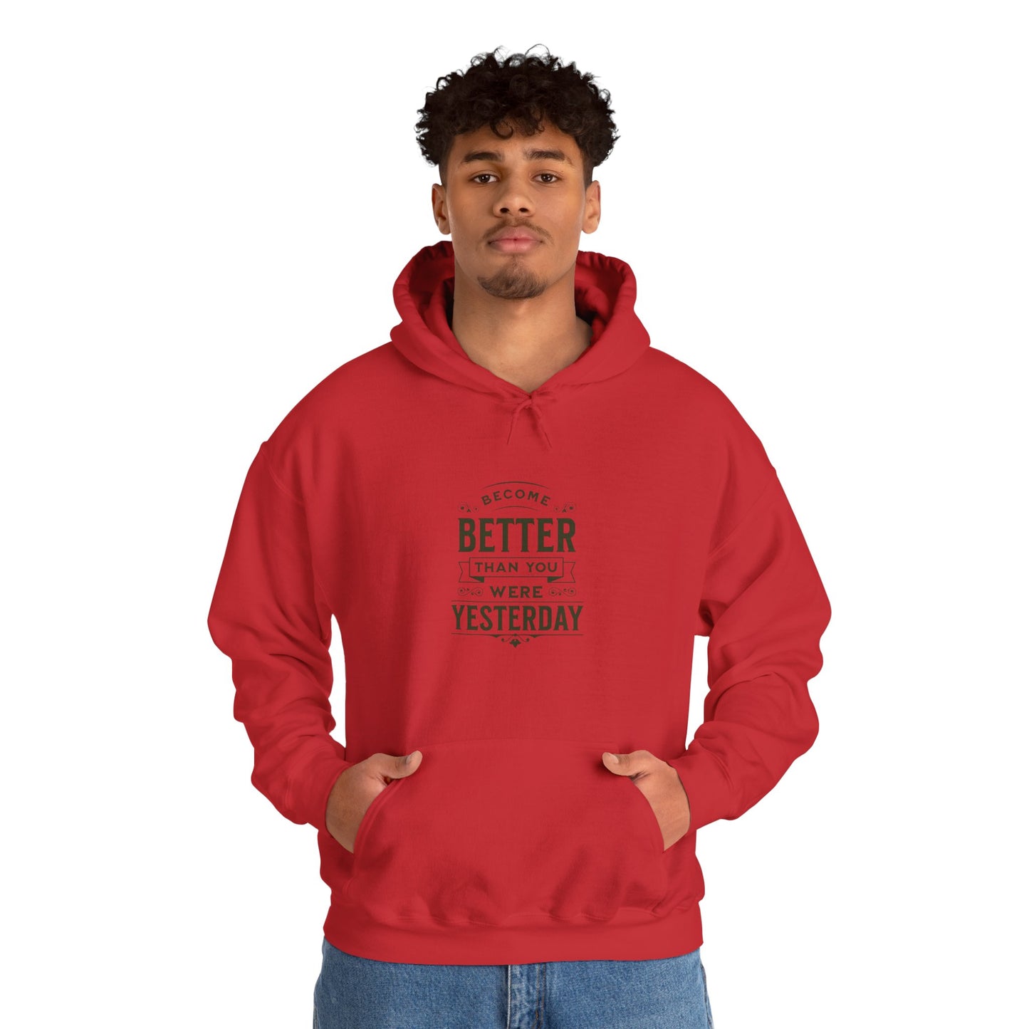 Unisex Heavy Blend™ Hooded Sweatshirt, Unisex Sweatshirt, Motivational Gift, Cozy Casual Wear, Self-Improvement Style
