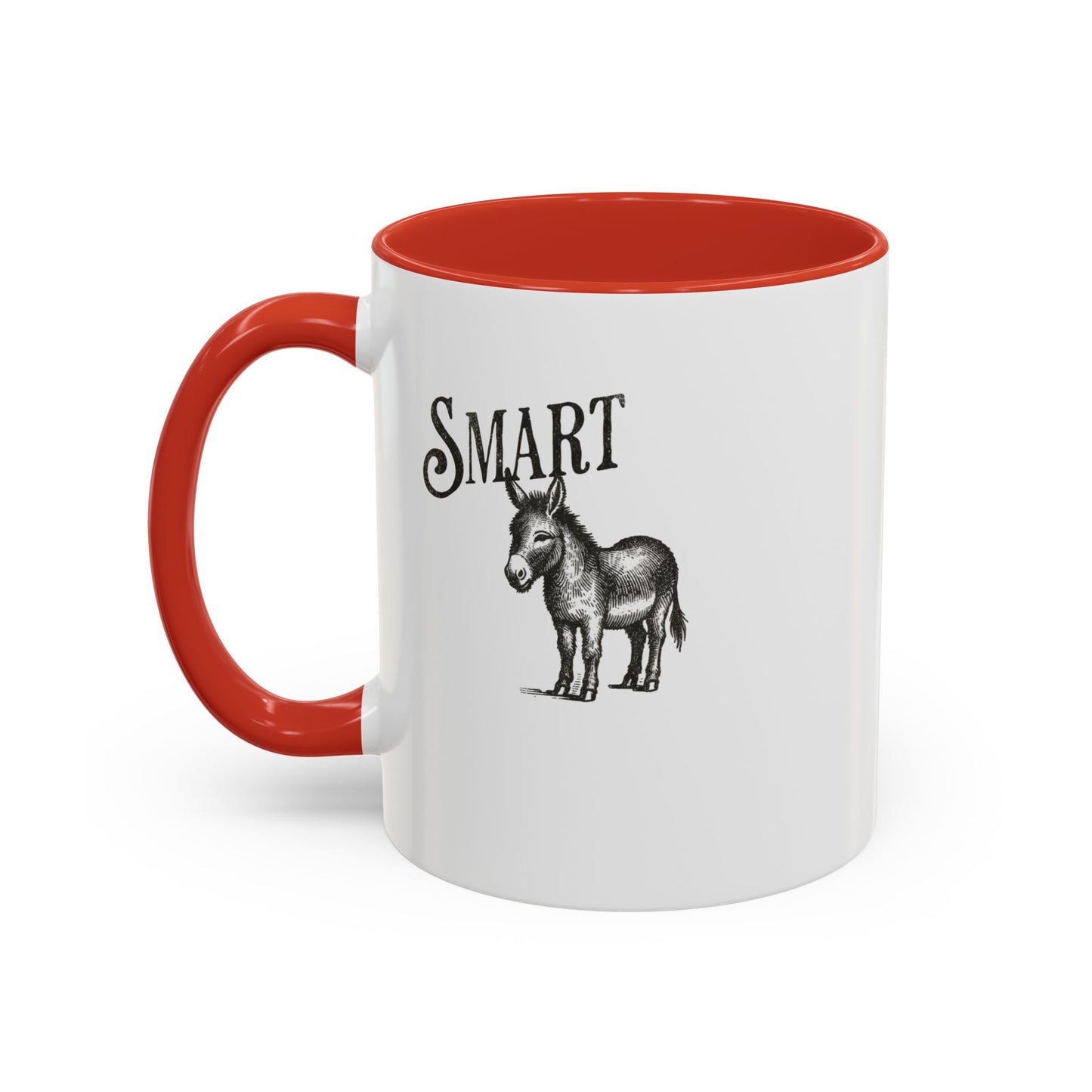 Smart Donkey Accent Coffee Mug - Perfect Gift for Animal Lovers, Funny Office Mug, Inspirational Quote, Unique Home Decor, Birthday Present