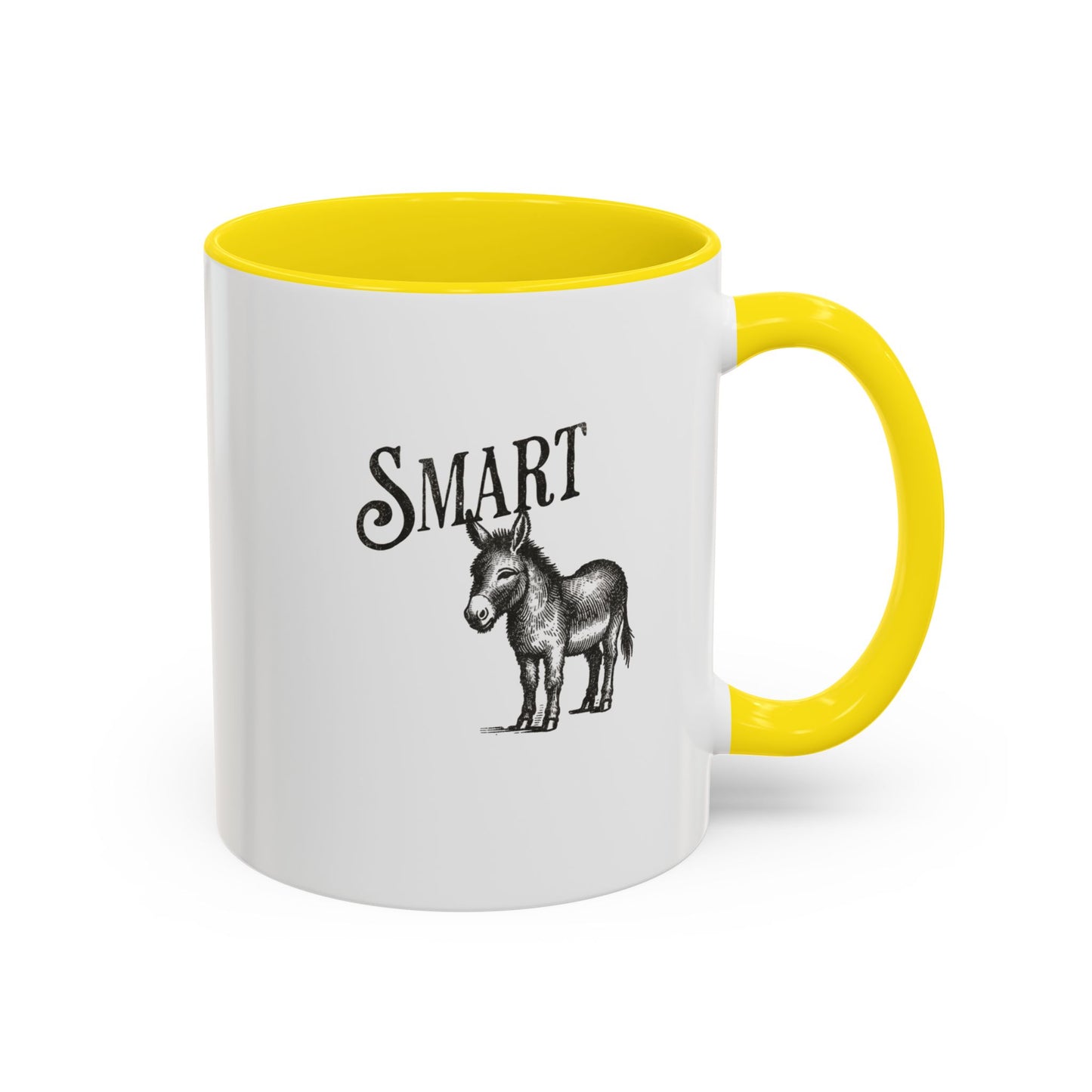 Smart Donkey Accent Coffee Mug - Perfect Gift for Animal Lovers, Funny Office Mug, Inspirational Quote, Unique Home Decor, Birthday Present