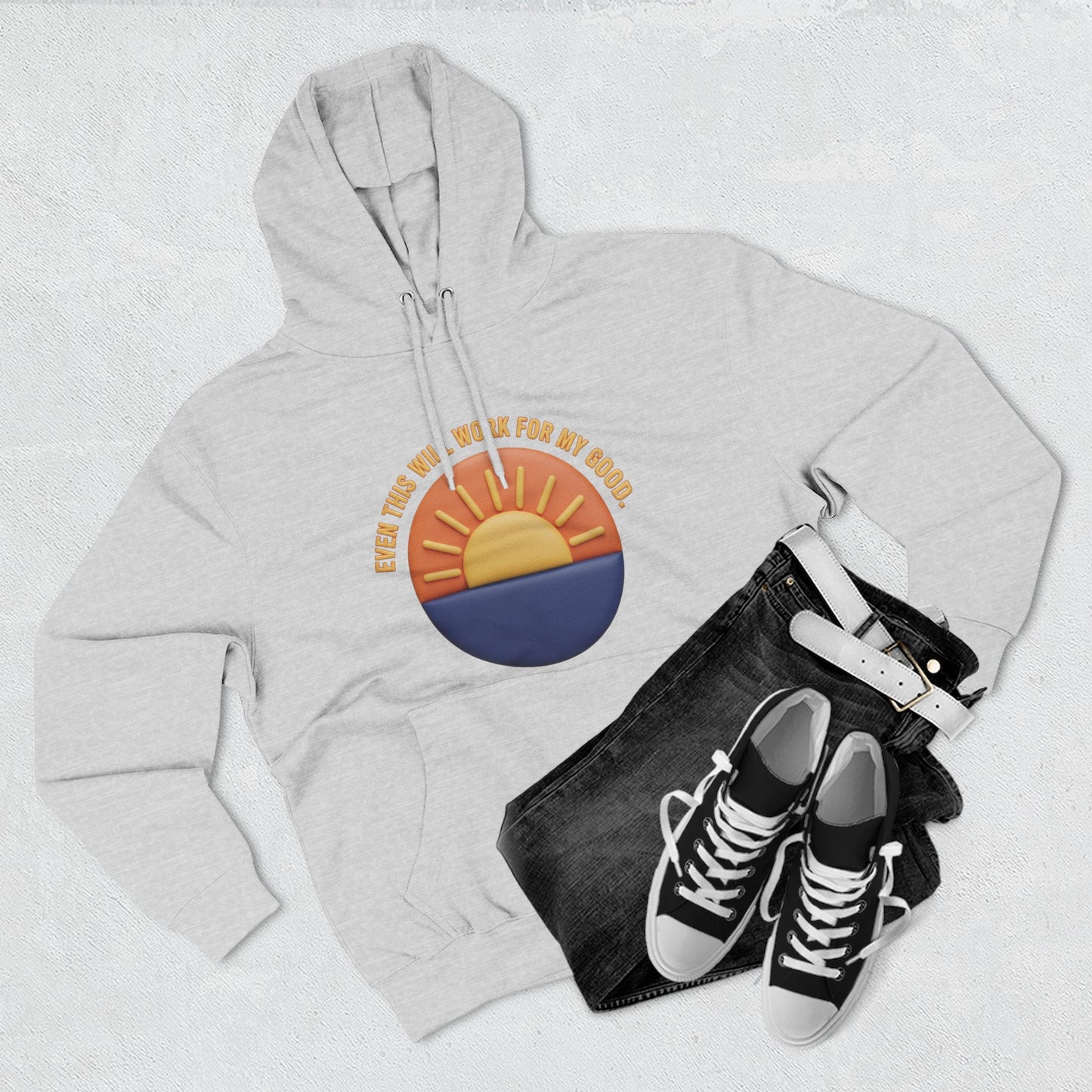 Sunny Vibes Fleece Hoodie - Cozy Sweatshirt for Warm Days, Casual Wear, Weekend Fun, Outdoor Adventures, Gift for Nature Lovers