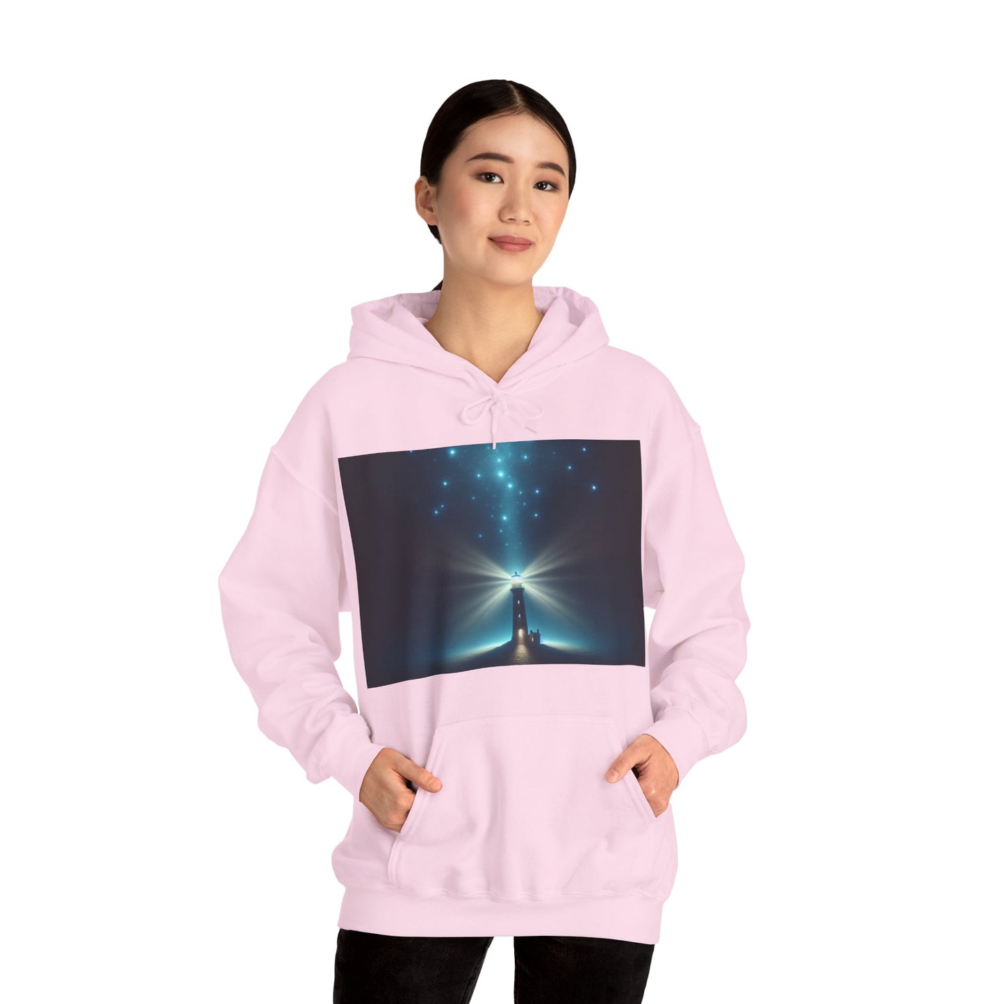 Unisex Garment Sweatshirt, Galaxy Print Hoodie, Stylish Hooded Sweatshirt, Gift for Space Lovers, Perfect for Cozy Evenings