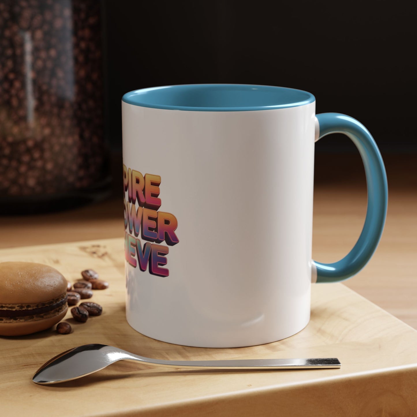 accented ceramic coffee mug