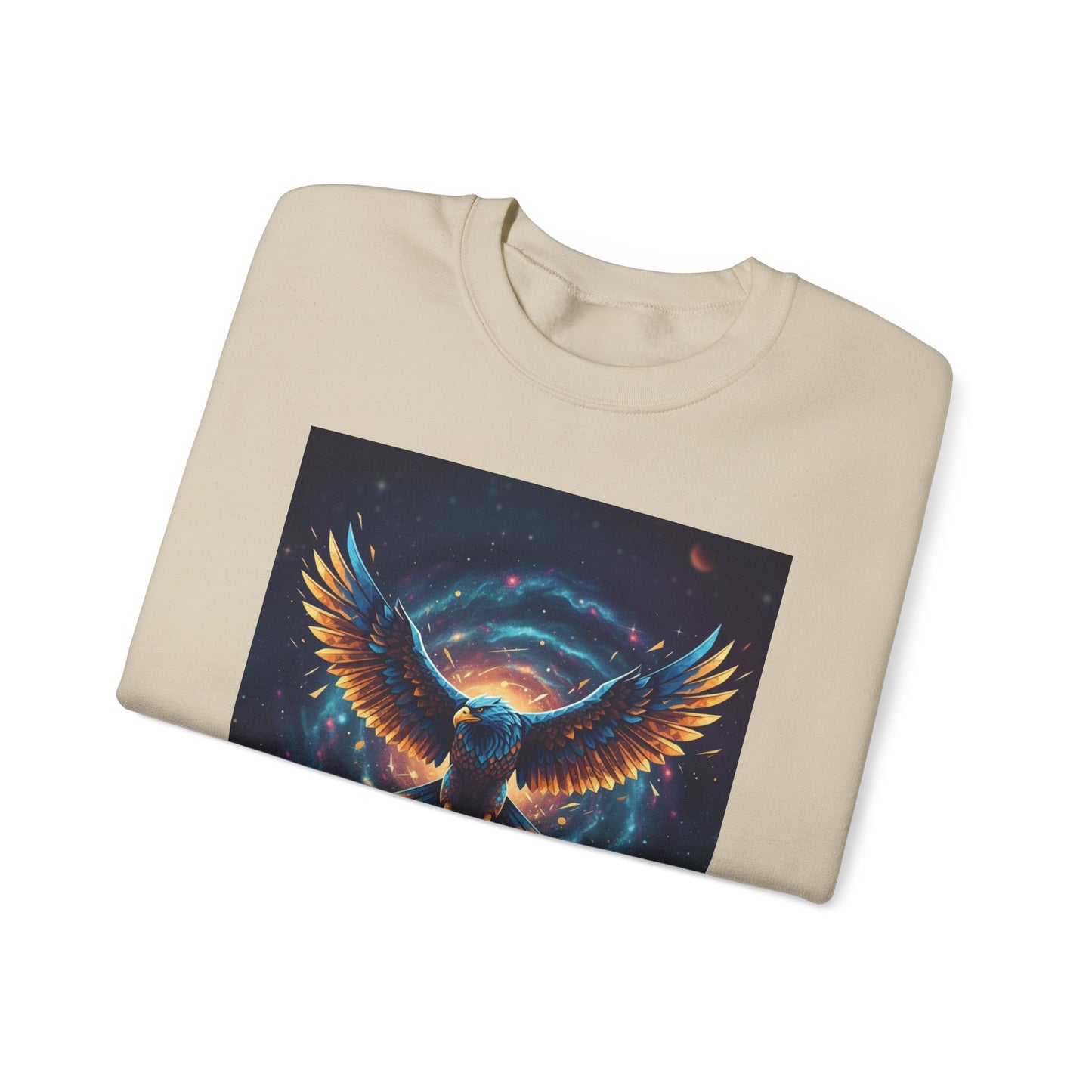 Cosmic Inspirational Sweatshirt - Rise, Grind, Conquer, Motivational Apparel, Unisex Crewneck, Casual Wear, Gift for Dreamers