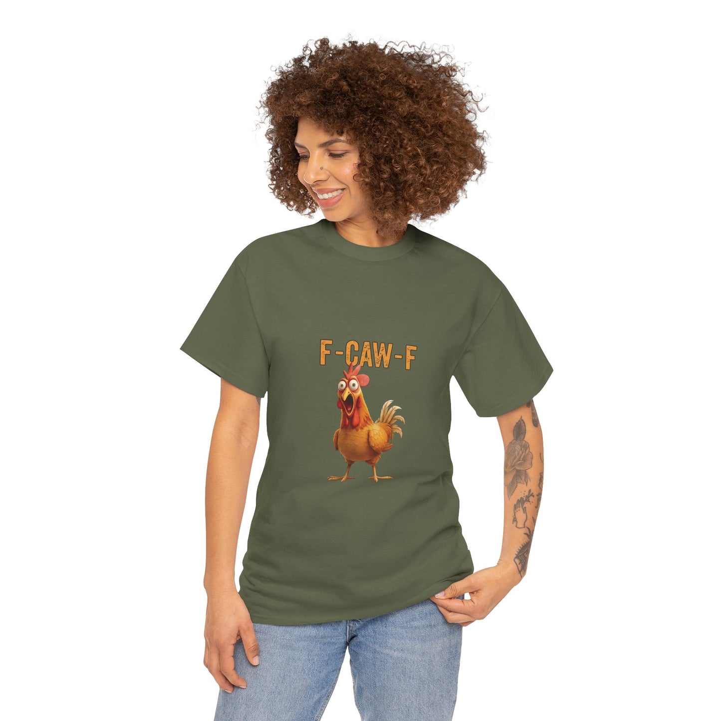 Funny Chicken Graphic T-Shirt, Casual Tee, Gift for Animal Lovers, Quirky Humor Shirt, Farm Theme Apparel
