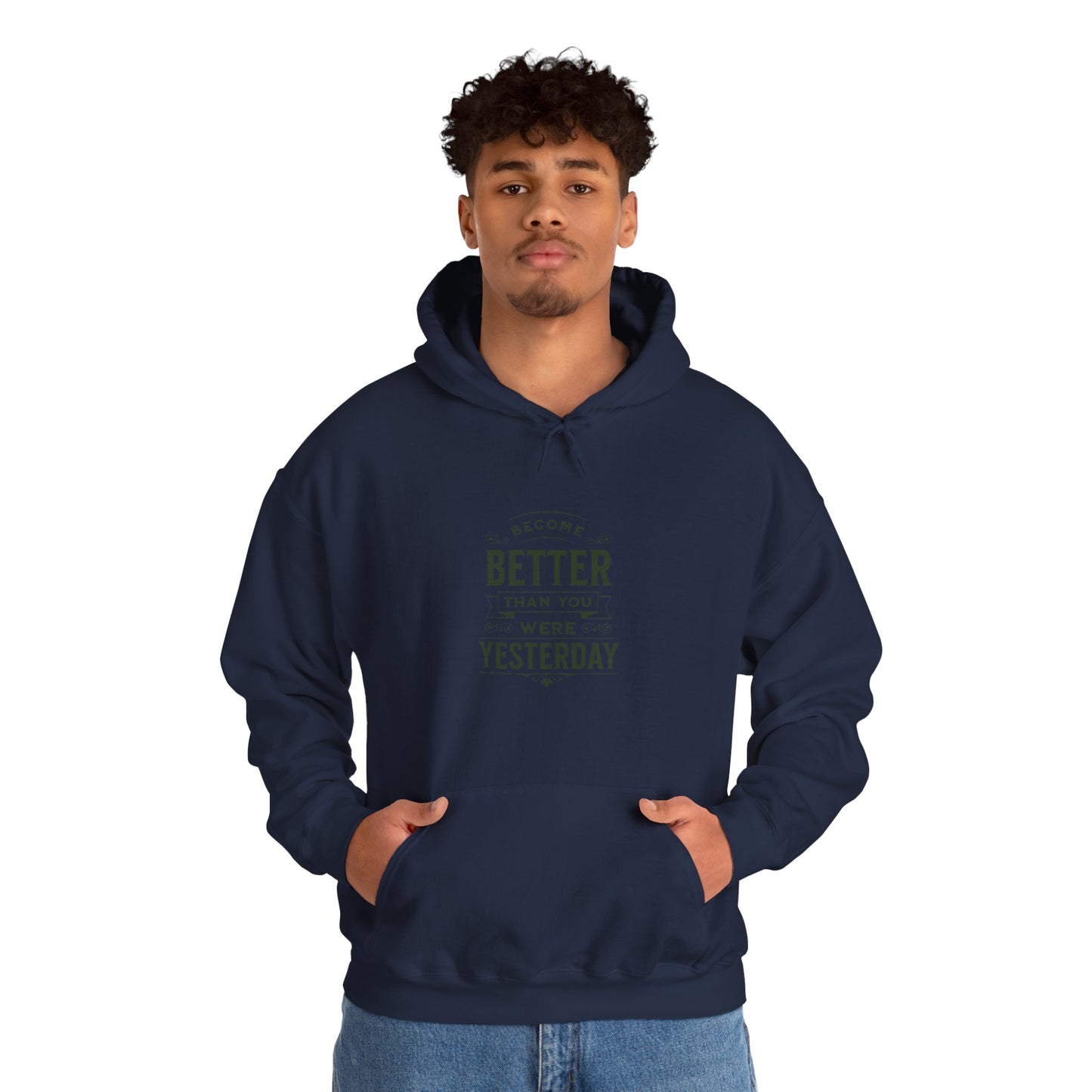 Unisex Heavy Blend™ Hooded Sweatshirt, Unisex Sweatshirt, Motivational Gift, Cozy Casual Wear, Self-Improvement Style