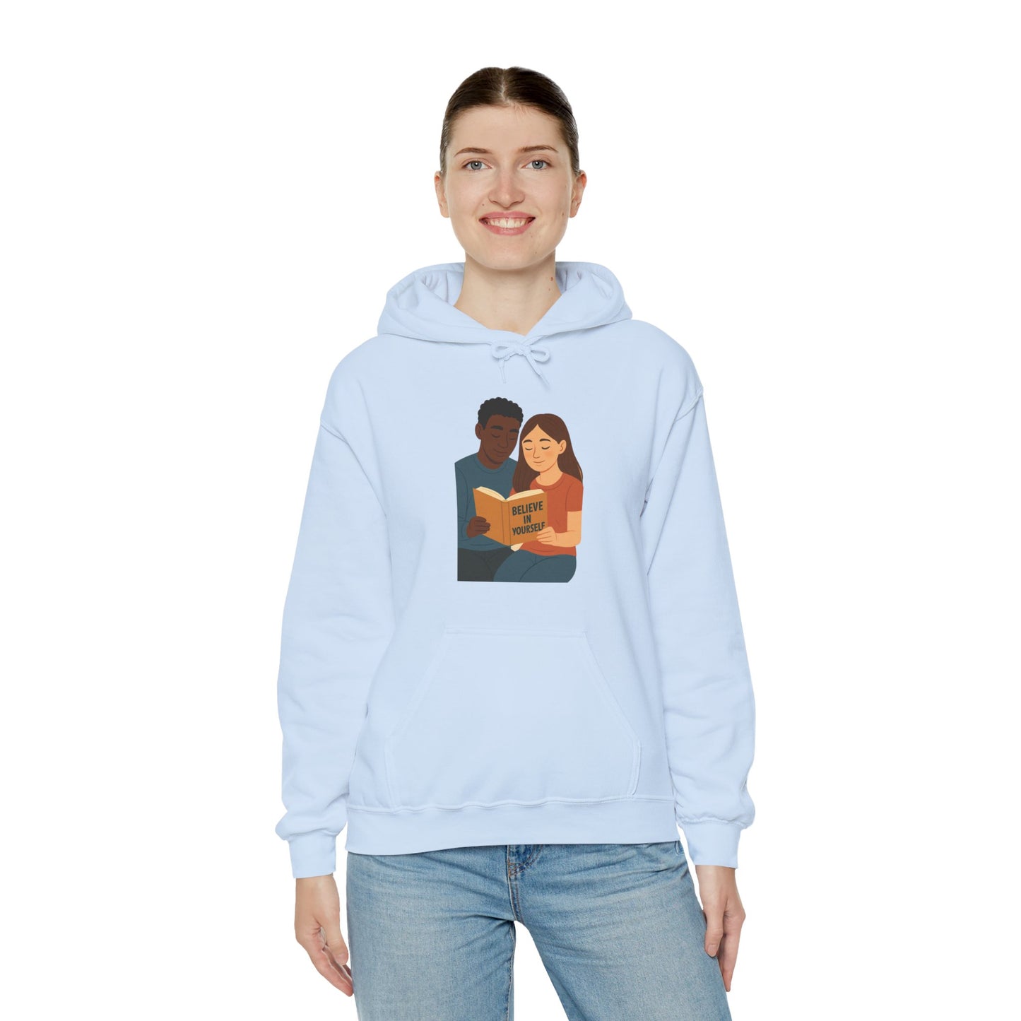 Unisex Heavy Blend Hooded Sweatshirt, Cozy Gift for Book Lovers