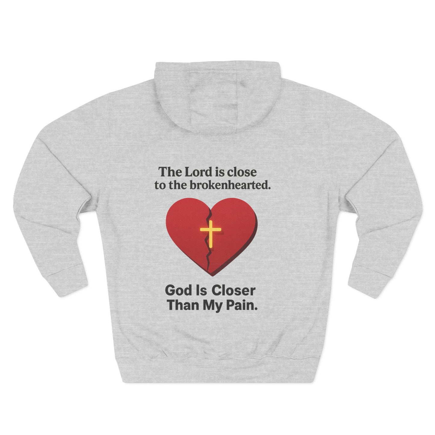 Faith-Inspired Three-Panel Fleece Hoodie, Inspirational Clothing, Religious Gift, Cozy Sweatshirt, Spiritual Apparel, Thoughtful Gift [...]