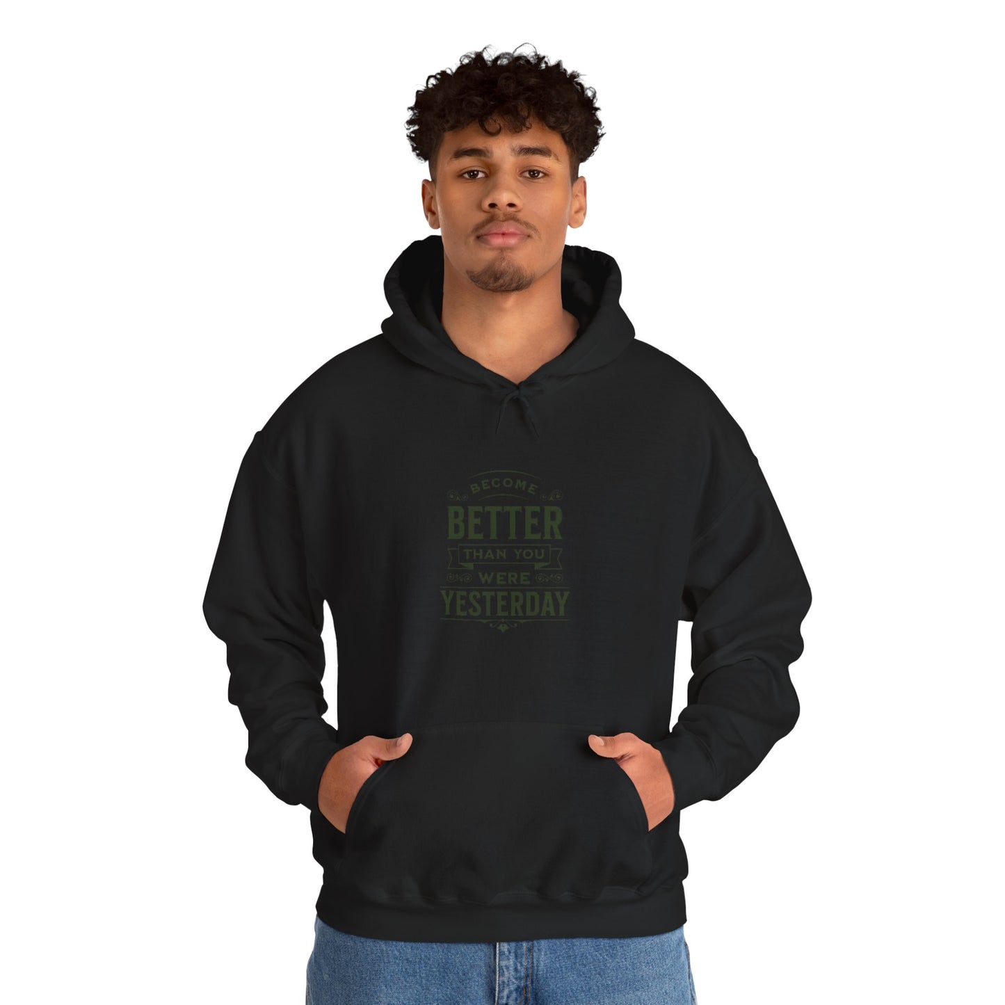 Unisex Heavy Blend™ Hooded Sweatshirt, Unisex Sweatshirt, Motivational Gift, Cozy Casual Wear, Self-Improvement Style