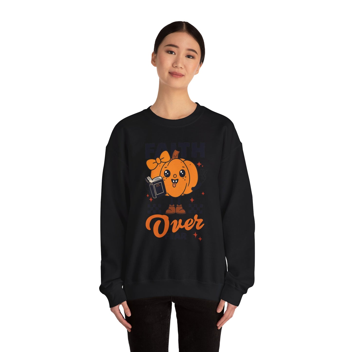 Unisex Heavy Blend  Crewneck Sweatshirt, Fall Crewneck, Halloween Fashion, Cozy Unisex Pullover, Inspirational Gift