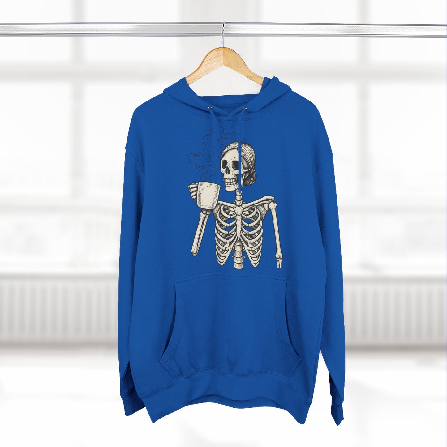 Spooky Skeleton Fleece Hoodie