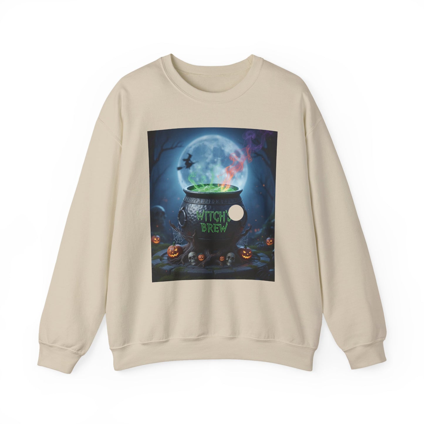 Halloween Witch Brew Sweatshirt, Cozy Fall Crewneck, Unisex Halloween Apparel, Spooky Sweatshirt, October Gift Idea