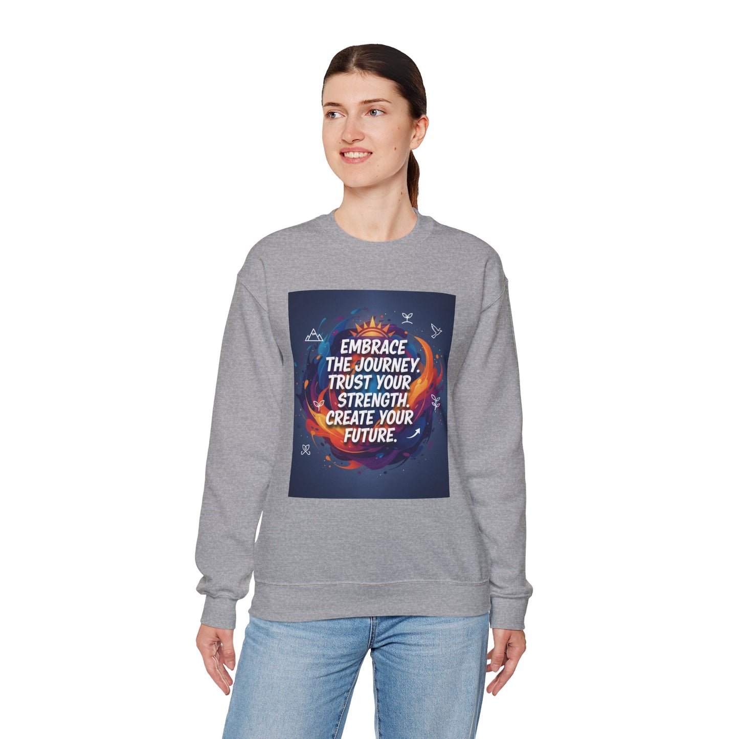 Inspirational Crewneck Sweatshirt - Embrace the Journey, Trust Your Strength, Cozy Gift for Motivation, Unisex Sweatshirt for [...]