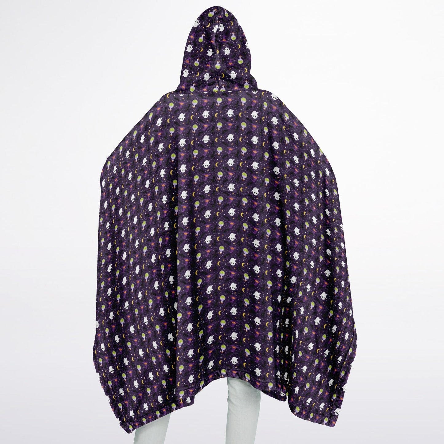 Flannel Blanket Poncho - AOP