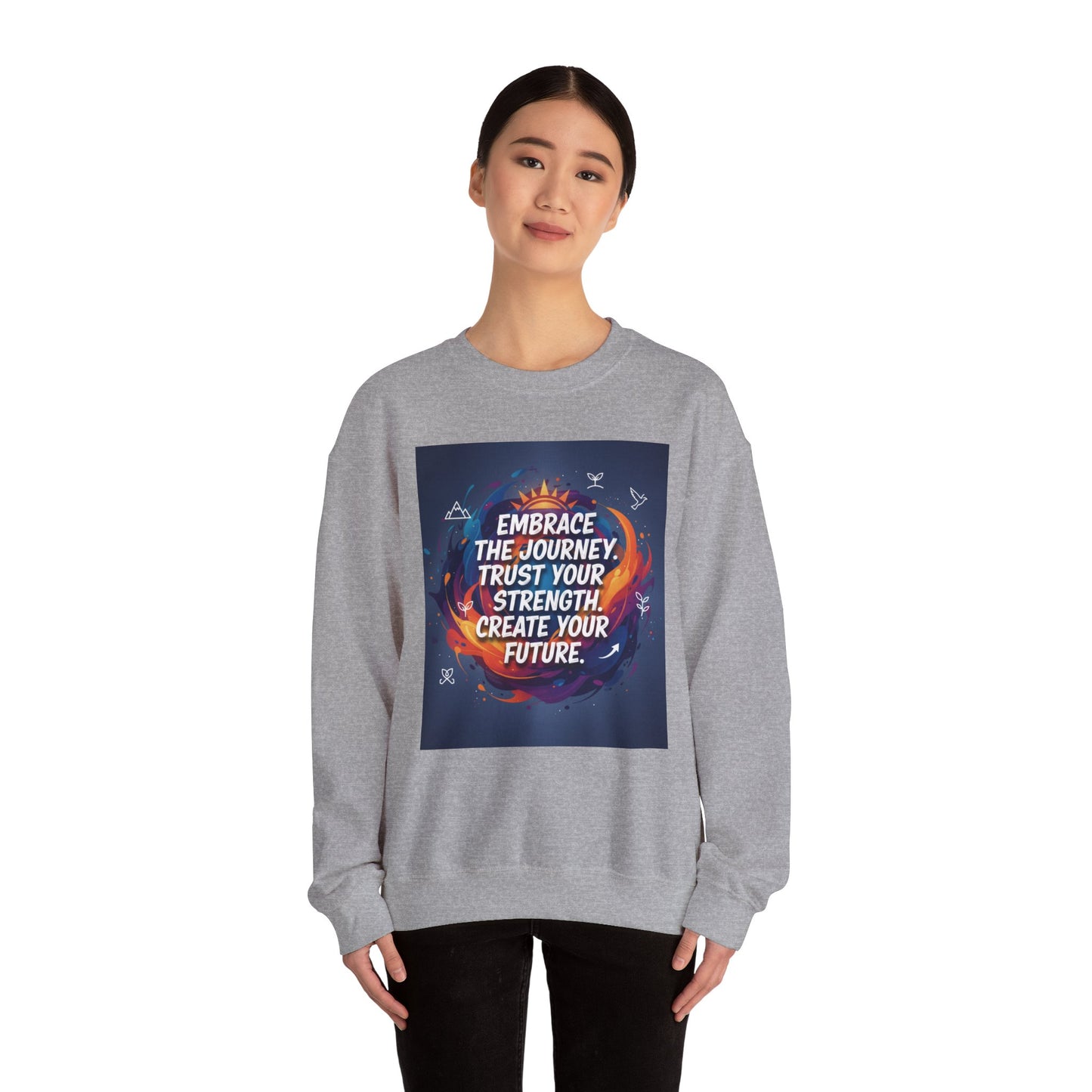 Inspirational Crewneck Sweatshirt - Embrace the Journey, Trust Your Strength, Cozy Gift for Motivation, Unisex Sweatshirt for [...]