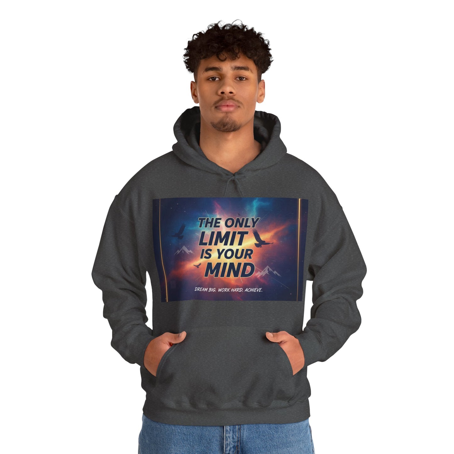 Inspiring Motivational Hoodie, Unisex Hooded Sweatshirt, Gift for Dreamers, Encouragement Clothing, Cozy Everyday Wear