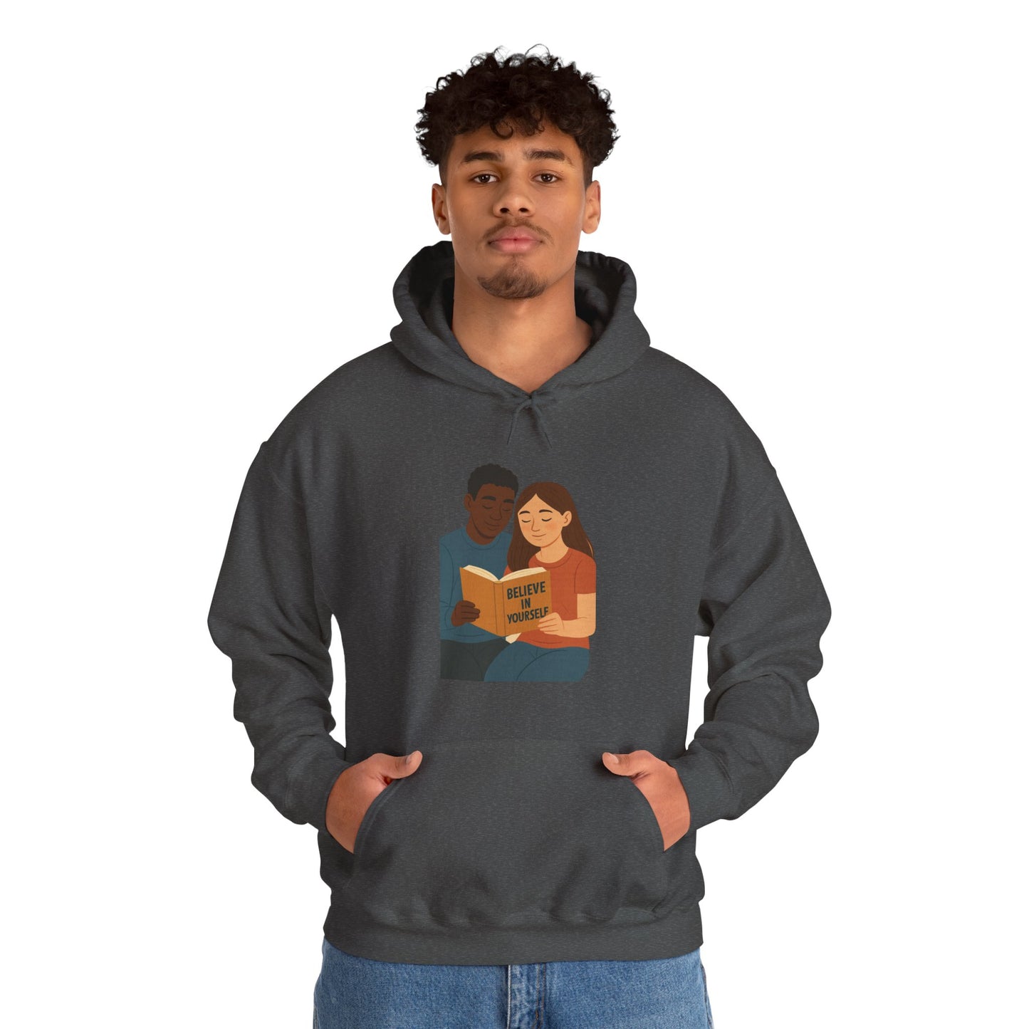 Unisex Heavy Blend Hooded Sweatshirt, Cozy Gift for Book Lovers