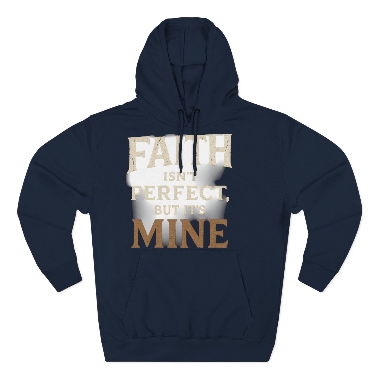 Faith-Themed Fleece Hoodie, Inspirational Sweatshirt, Cozy Faith Hoodie, Perfect for Gifts, Christian Apparel