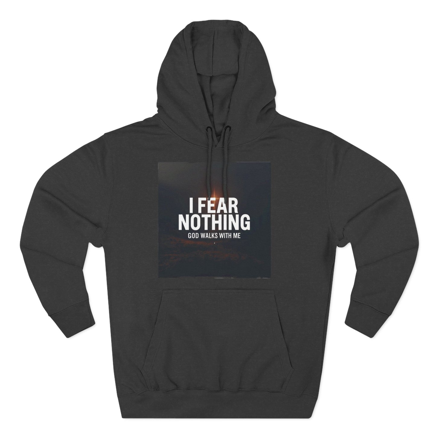 Fear Nothing Fleece Hoodie | Inspirational Apparel, Cozy Sweatshirt, Motivational Gift, Spiritual Outfit, Everyday Comfort