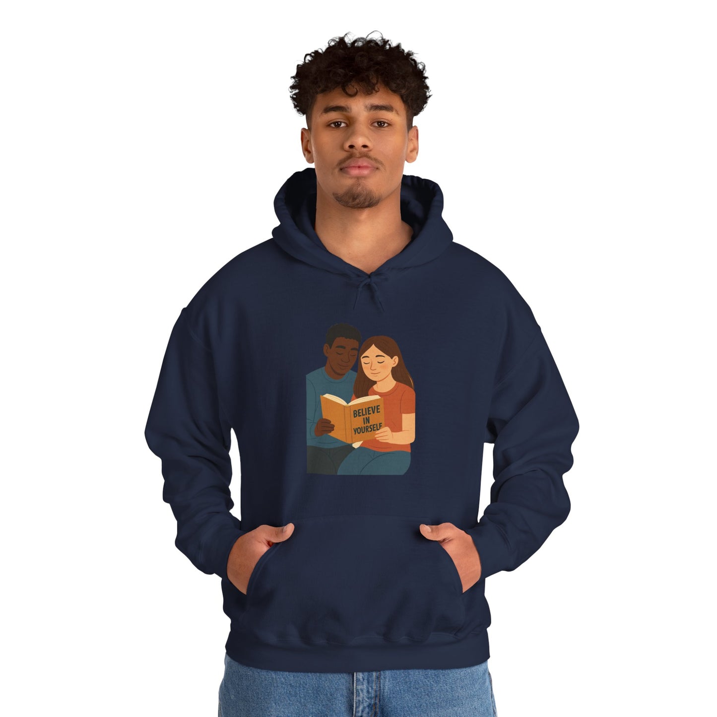 Unisex Heavy Blend Hooded Sweatshirt, Cozy Gift for Book Lovers