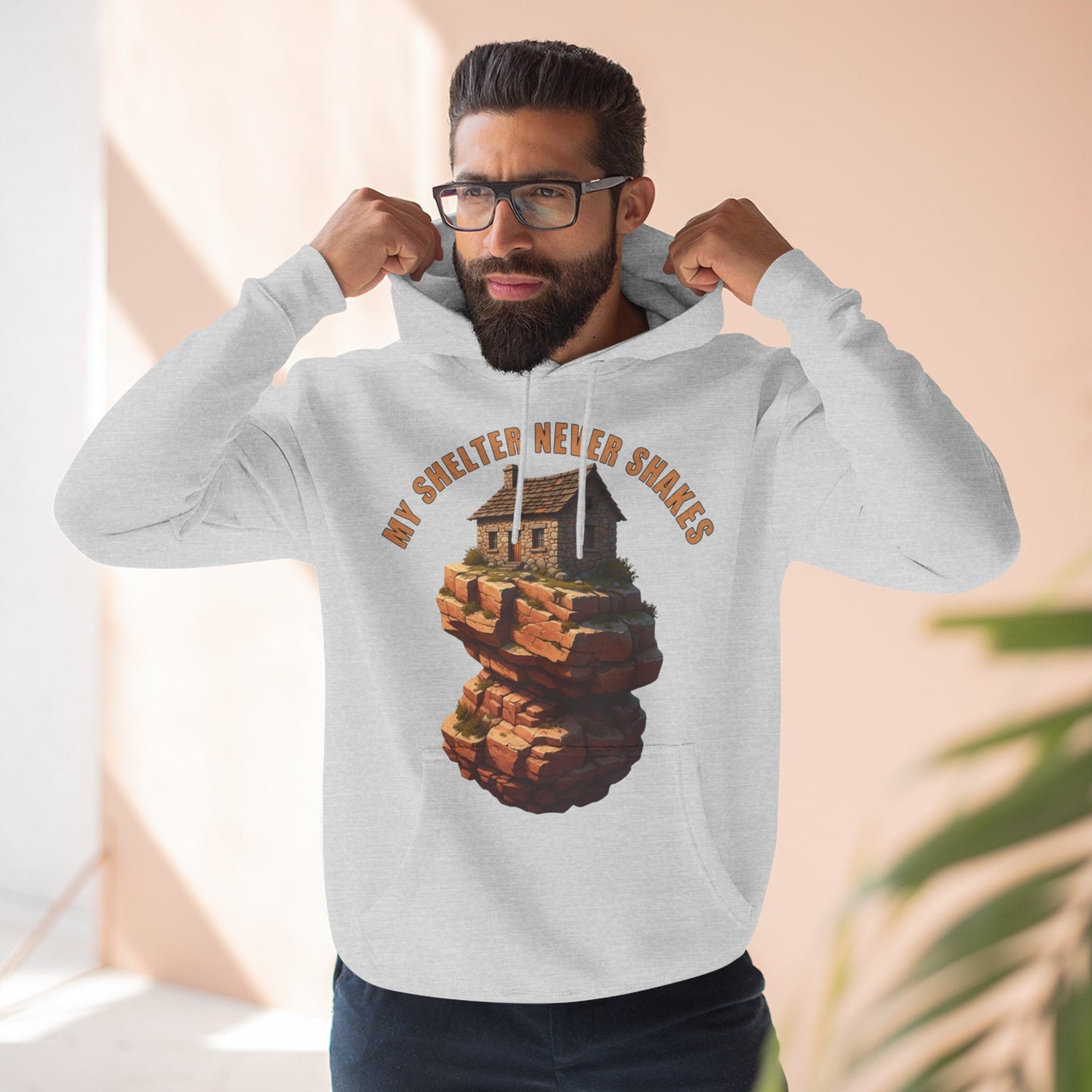 Cozy Three-Panel Fleece Hoodie, Relaxed Fit Pullover, Casual Layer, Outdoor Adventure Wear, Perfect Gift for Nature Lovers, Cozy Fall [...]