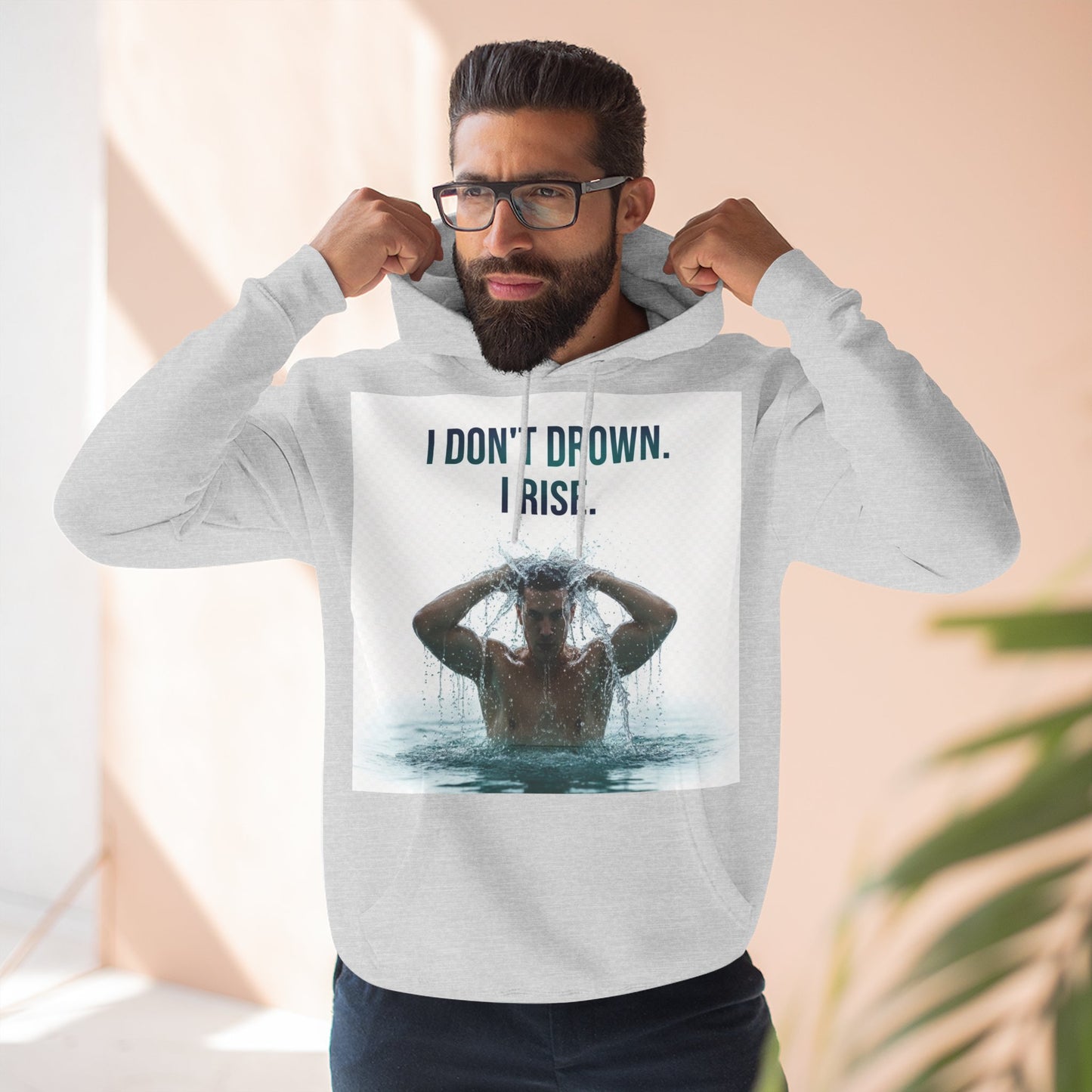 Inspirational Three-Panel Fleece Hoodie | Motivational Hoodie for Everyday Comfort, Gift for Friends, Encouragement Wear, Workout [...]