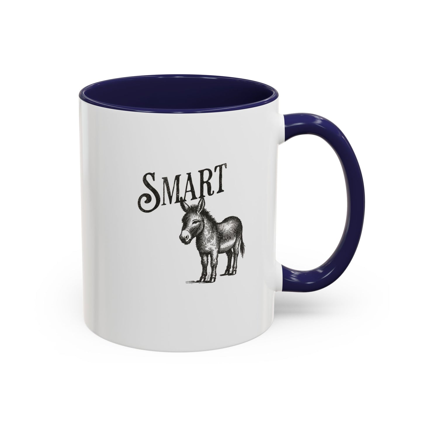 Smart Donkey Accent Coffee Mug - Perfect Gift for Animal Lovers, Funny Office Mug, Inspirational Quote, Unique Home Decor, Birthday Present