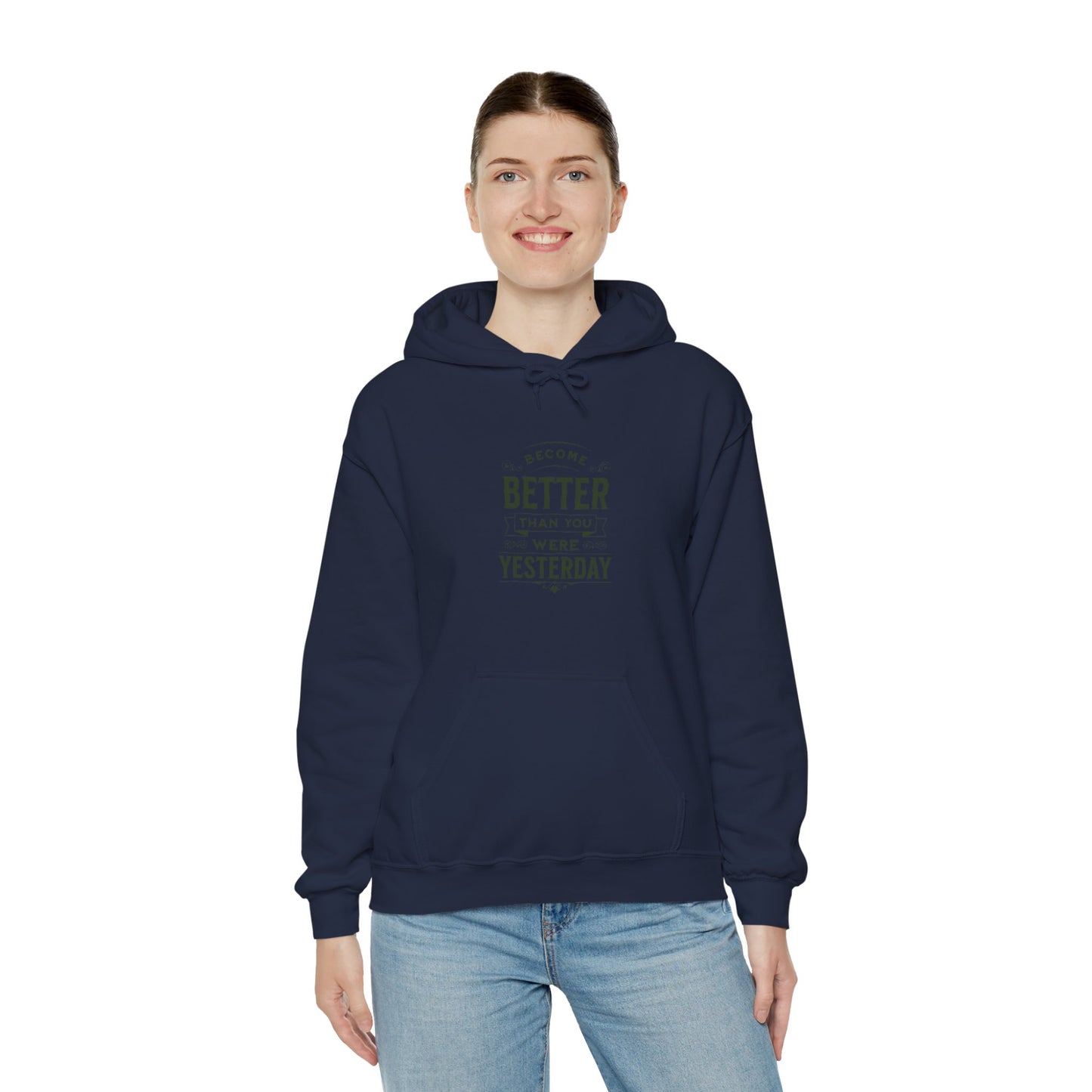 Unisex Heavy Blend™ Hooded Sweatshirt, Unisex Sweatshirt, Motivational Gift, Cozy Casual Wear, Self-Improvement Style