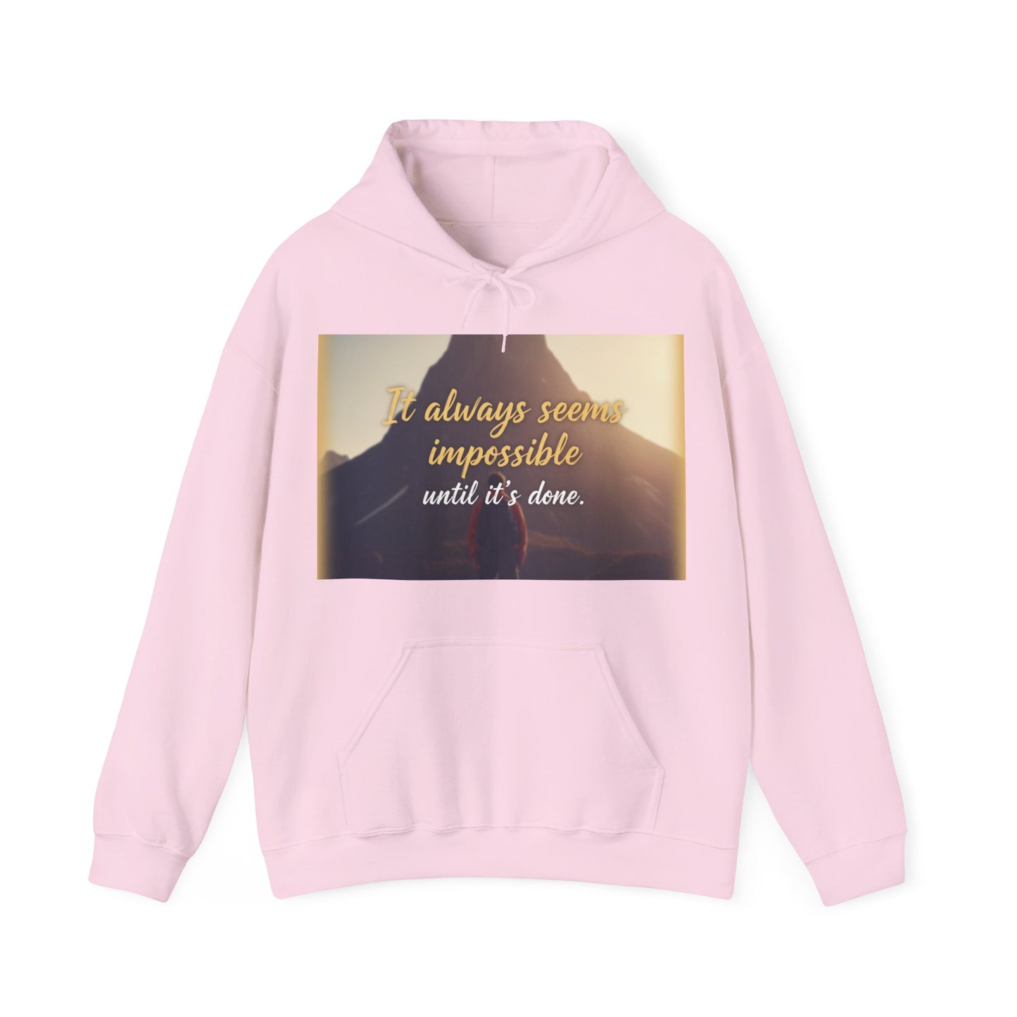 Inspirational Quote Hoodie - Motivational Unisex Sweatshirt for Cozy Inspiration, Gift for Friends, Casual Wear, Affirmations Sweatshirt