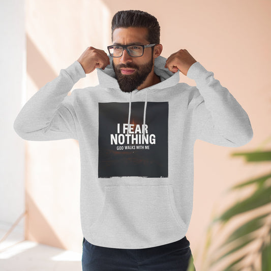 Fear Nothing Fleece Hoodie | Inspirational Apparel, Cozy Sweatshirt, Motivational Gift, Spiritual Outfit, Everyday Comfort