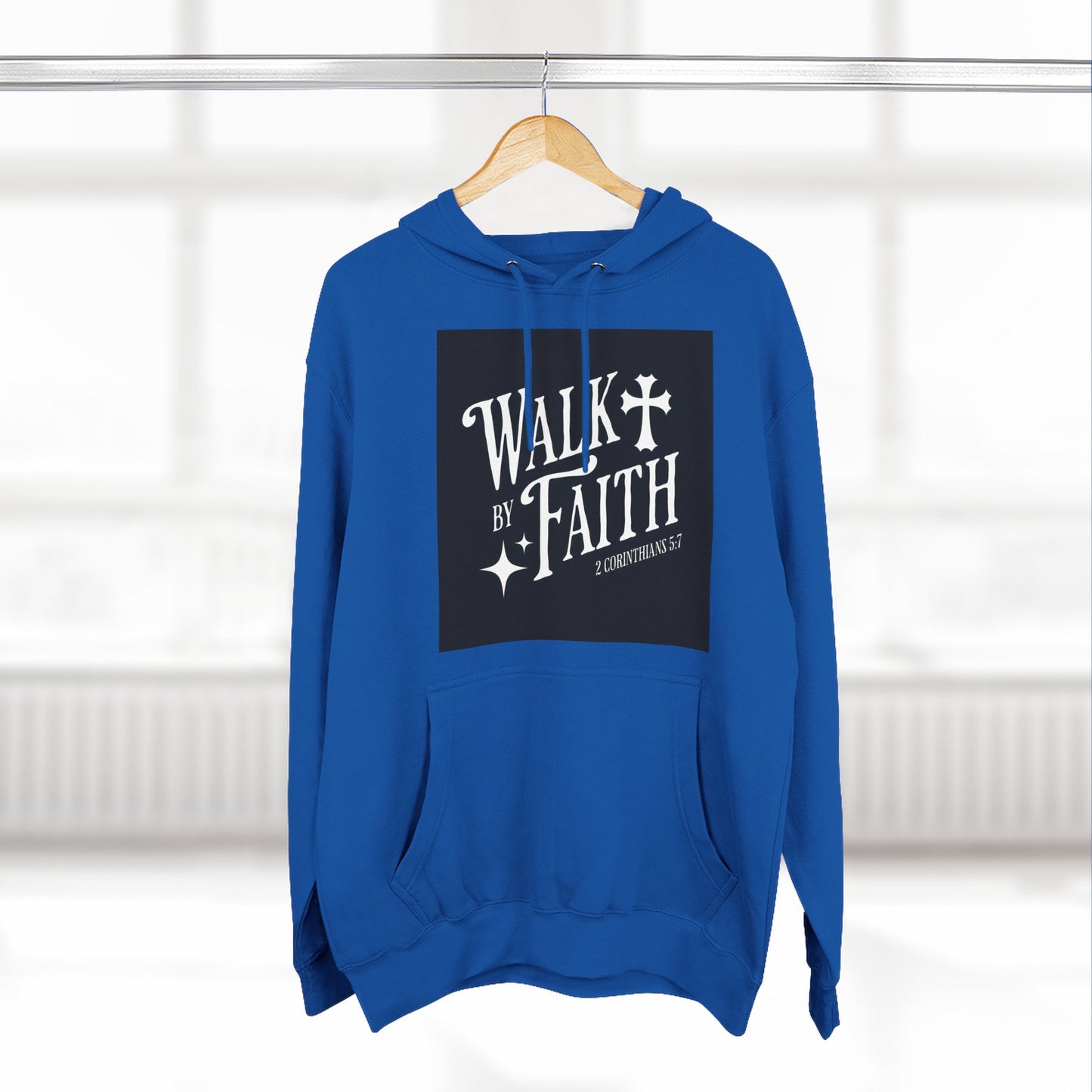 Three-PanelFleeceHoodie, Inspirational Hoodie, Cozy Fleece Pullover, Religious Gift for Women, Perfect for Church or Casual Wear