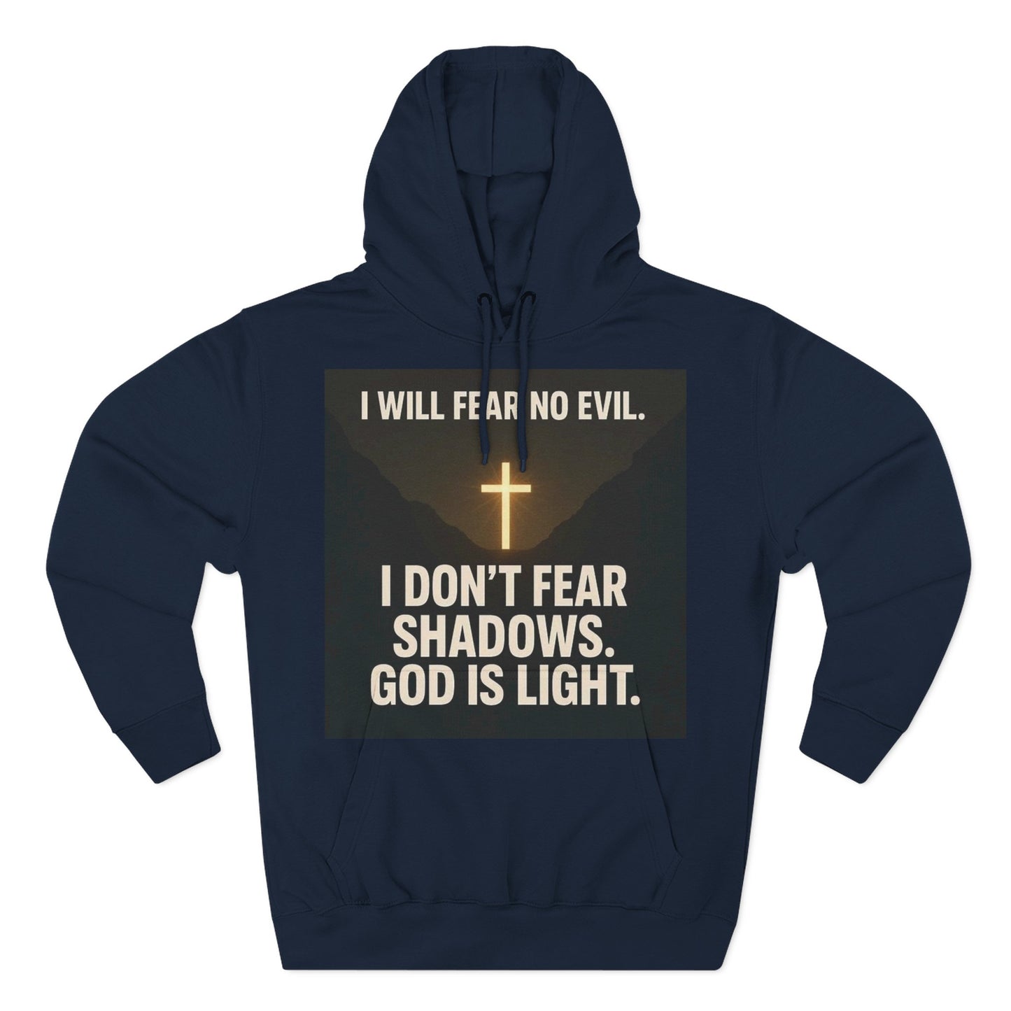 Inspirational Fleece Hoodie, Cozy Christian Apparel, Faith-Based Gift for Men and Women, Casual Wear, Perfect for Holidays