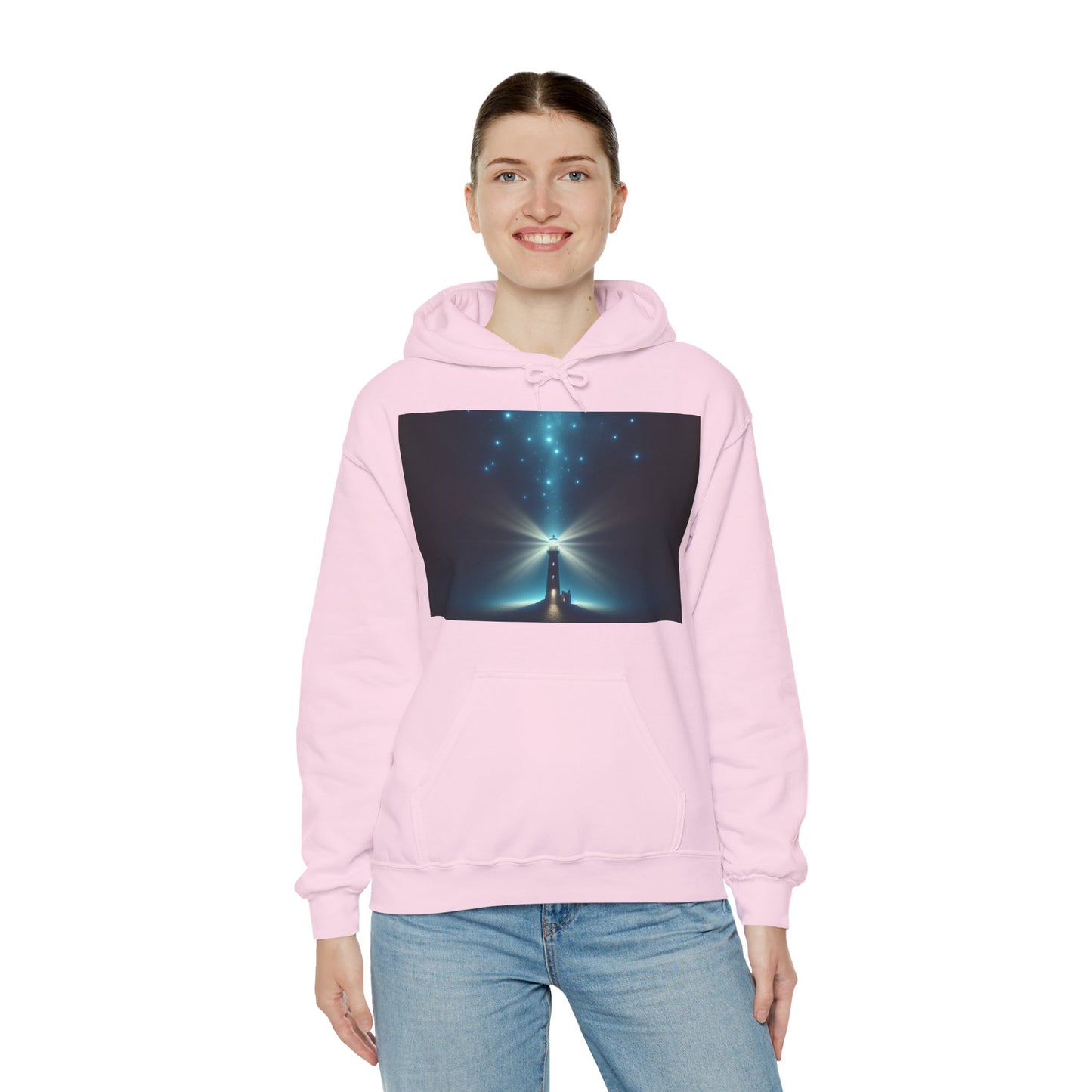 Unisex Garment Sweatshirt, Galaxy Print Hoodie, Stylish Hooded Sweatshirt, Gift for Space Lovers, Perfect for Cozy Evenings