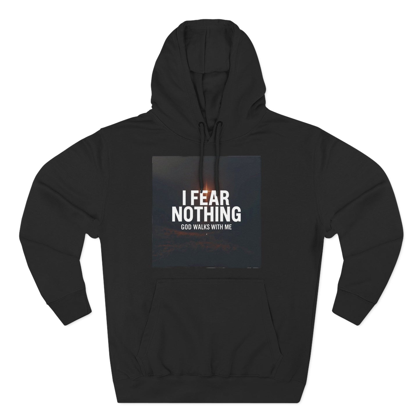Fear Nothing Fleece Hoodie | Inspirational Apparel, Cozy Sweatshirt, Motivational Gift, Spiritual Outfit, Everyday Comfort