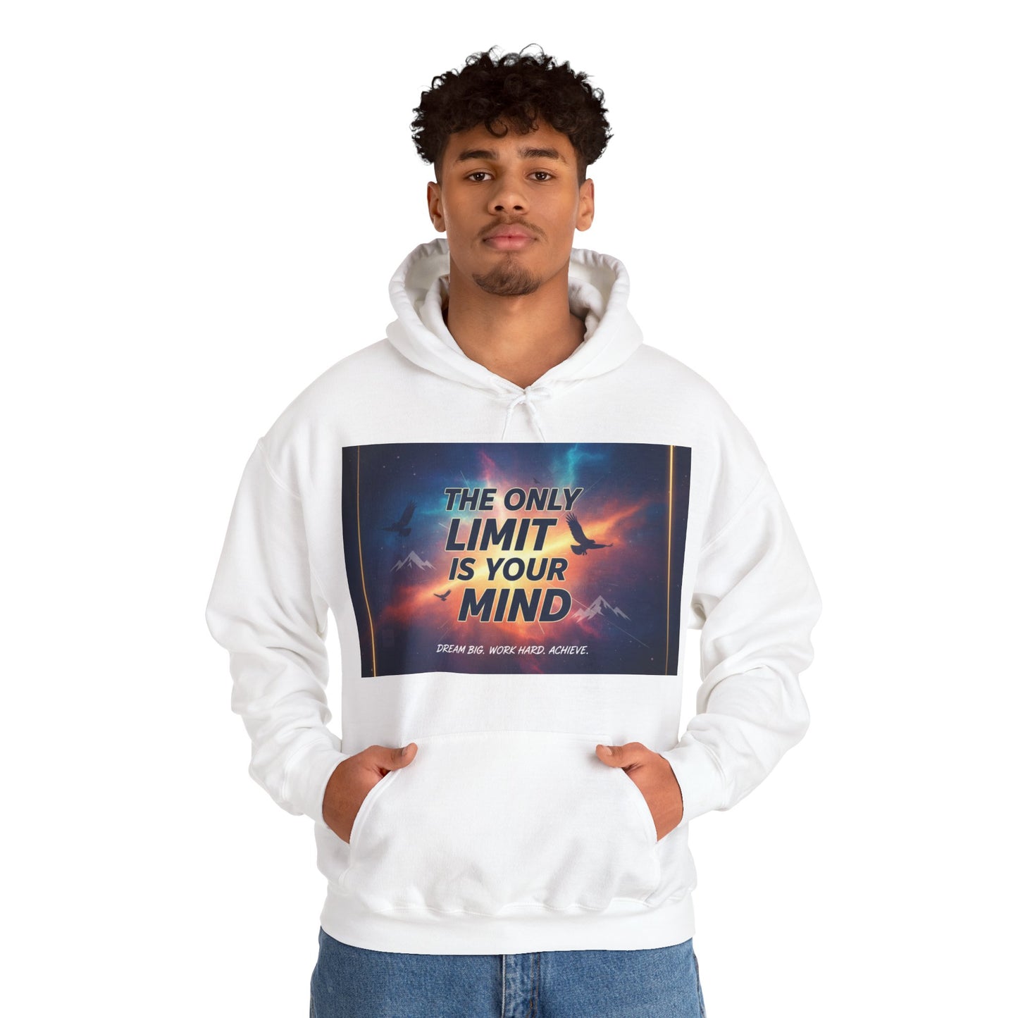 Inspiring Motivational Hoodie, Unisex Hooded Sweatshirt, Gift for Dreamers, Encouragement Clothing, Cozy Everyday Wear