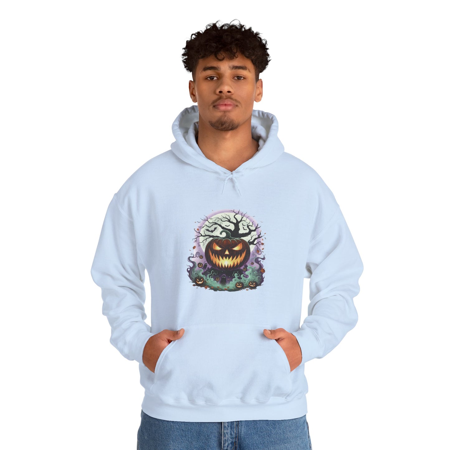 Halloween Pumpkin Hoodie | Spooky Fall Apparel, Unisex Sweatshirt, Cozy Gift for Autumn, Halloween Costume, Trick or Treat