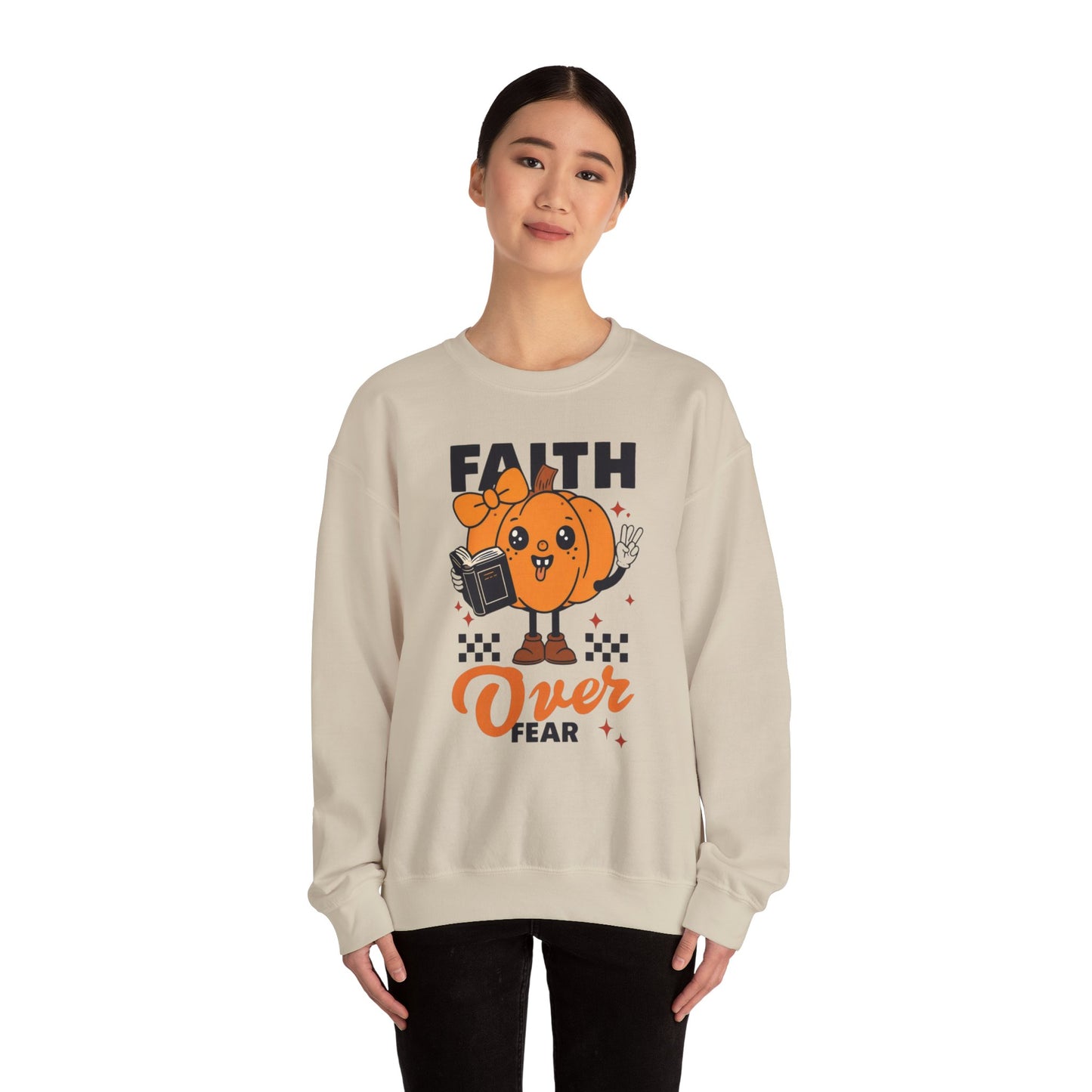 Unisex Heavy Blend  Crewneck Sweatshirt, Fall Crewneck, Halloween Fashion, Cozy Unisex Pullover, Inspirational Gift