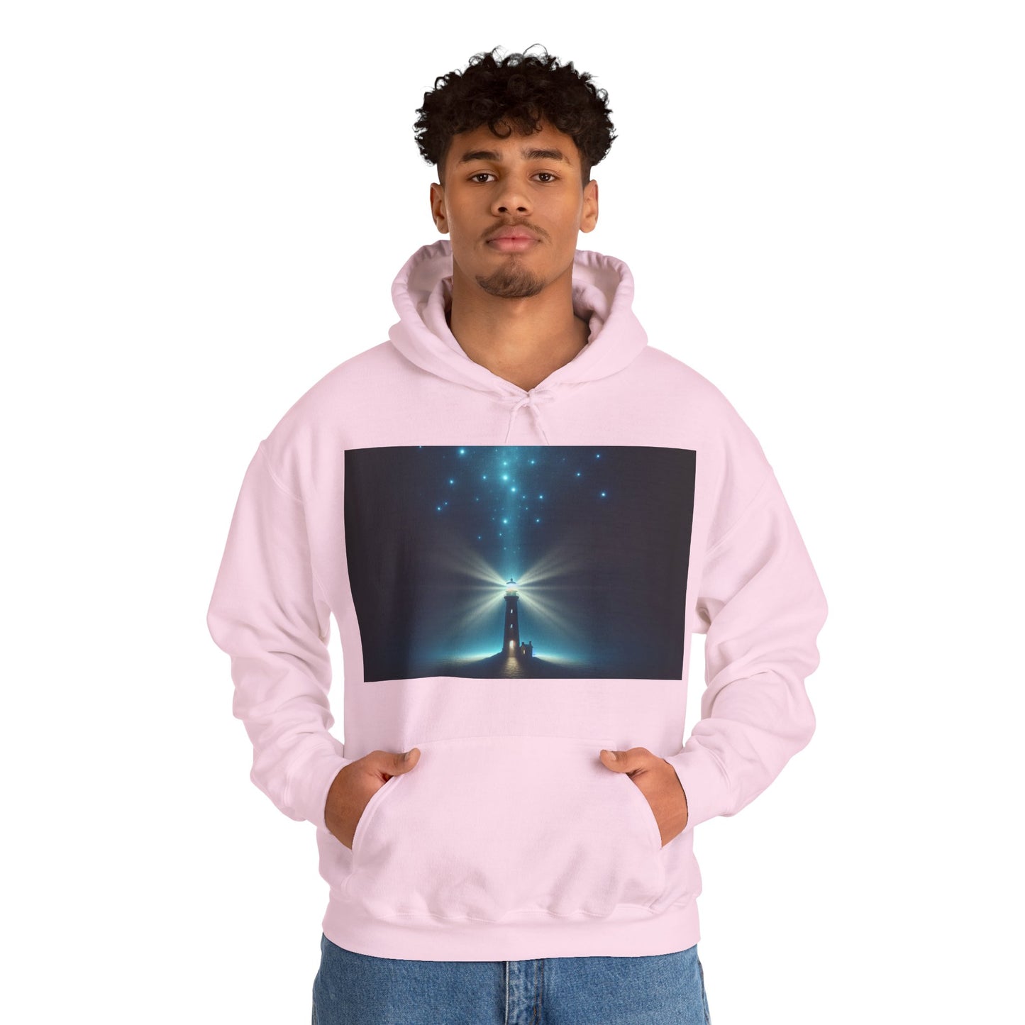 Unisex Garment Sweatshirt, Galaxy Print Hoodie, Stylish Hooded Sweatshirt, Gift for Space Lovers, Perfect for Cozy Evenings
