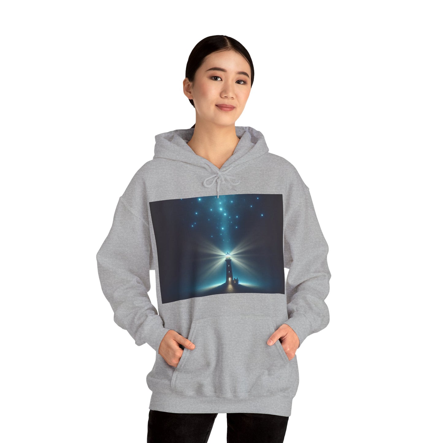 Unisex Garment Sweatshirt, Galaxy Print Hoodie, Stylish Hooded Sweatshirt, Gift for Space Lovers, Perfect for Cozy Evenings